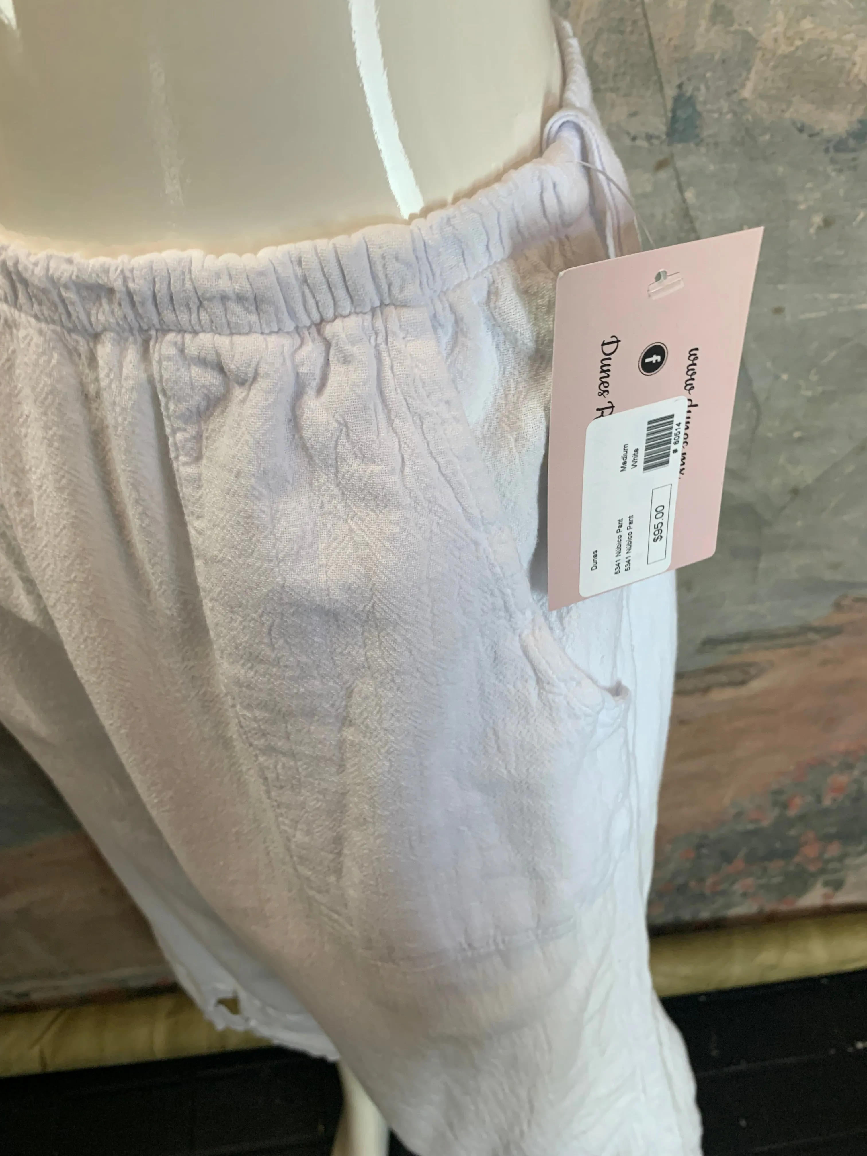 5341 Nbico Pant-WHITE