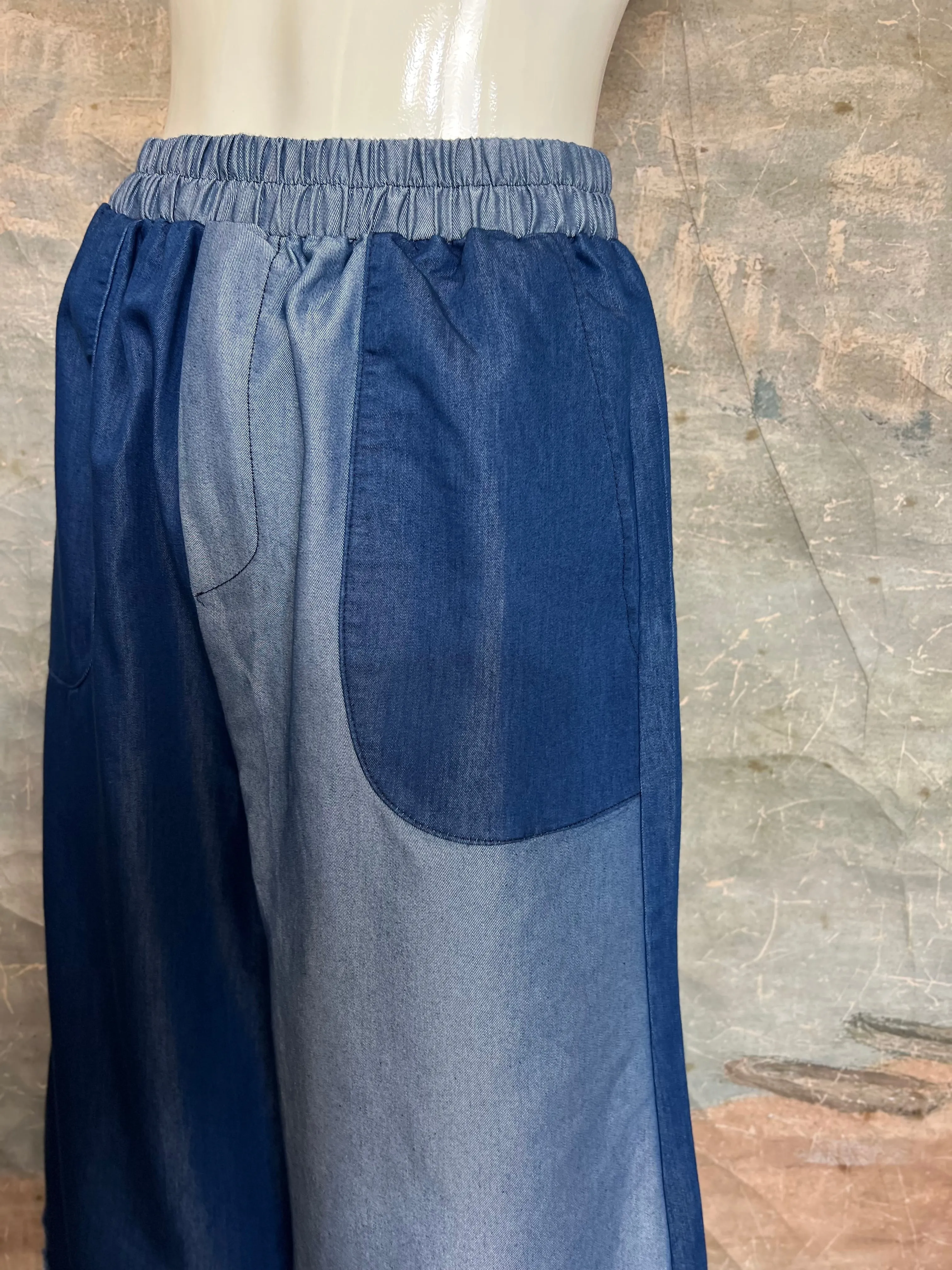 68125 Jeans Multi Pant-Blue