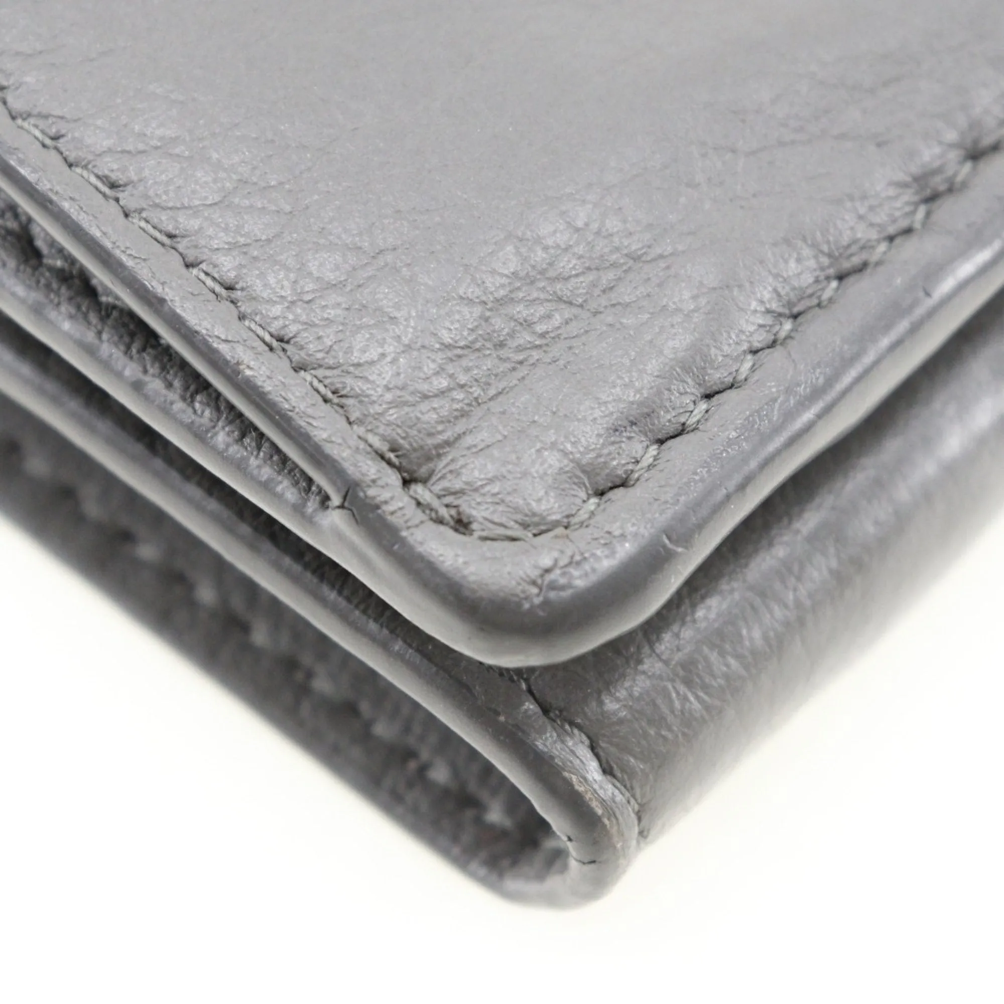 Balenciaga Papier Grey Leather Accessories