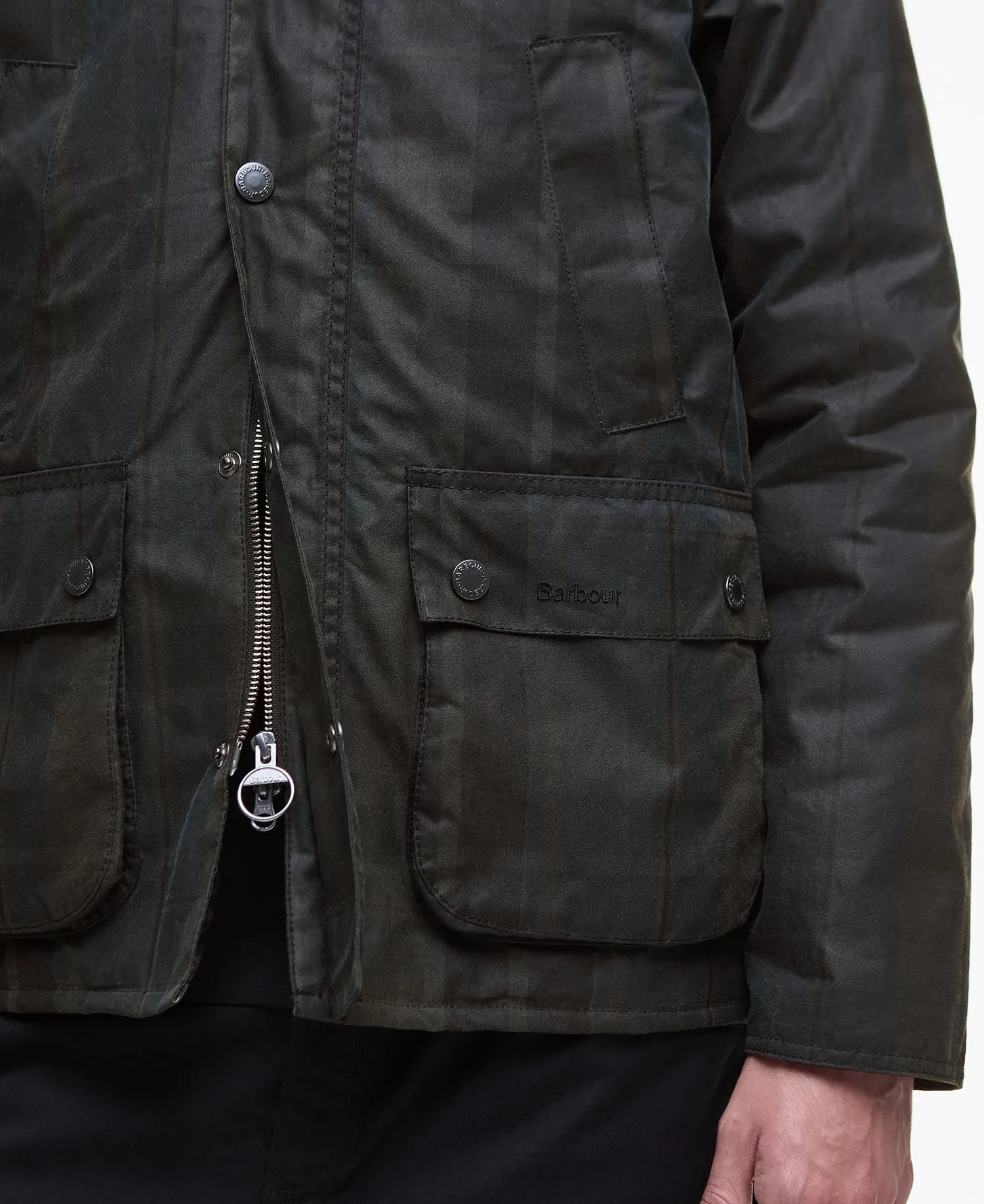 Barbour Bedale Wax Coat - Check Dundee