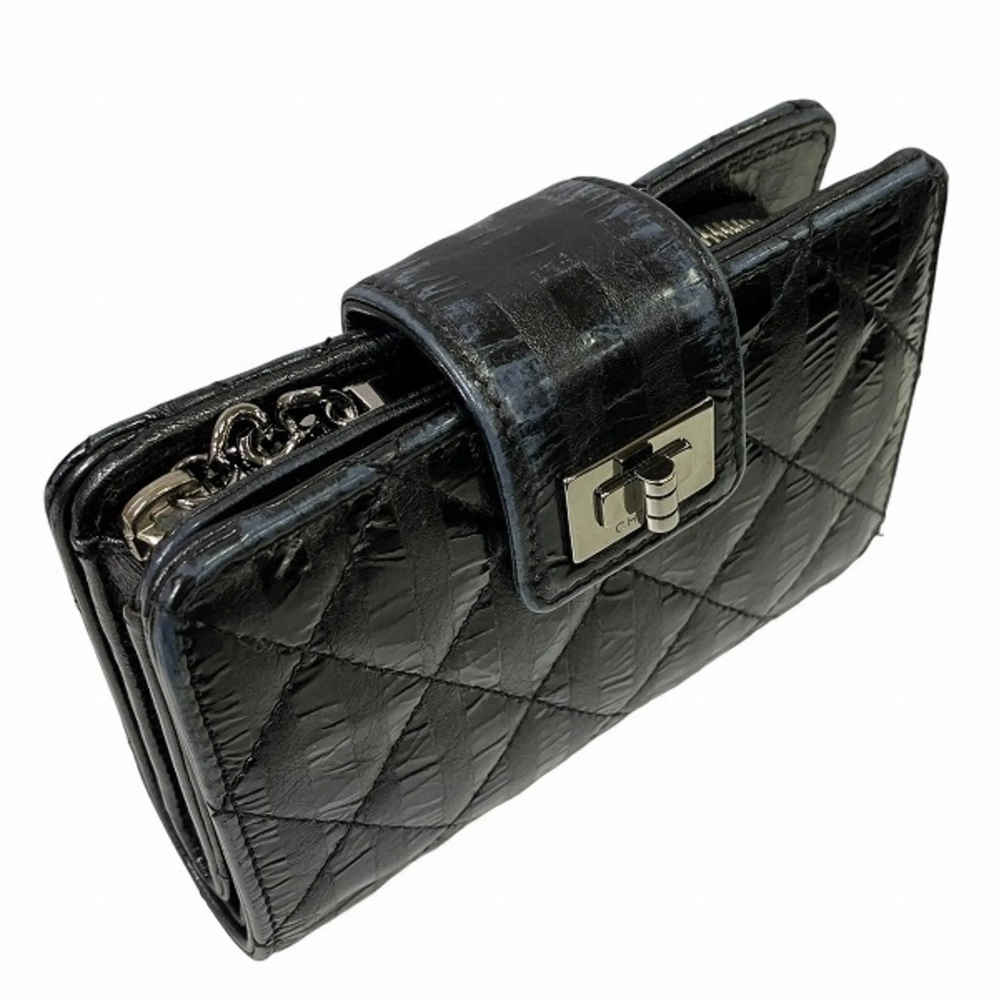 Chanel 2.55 Black Leather Accessories