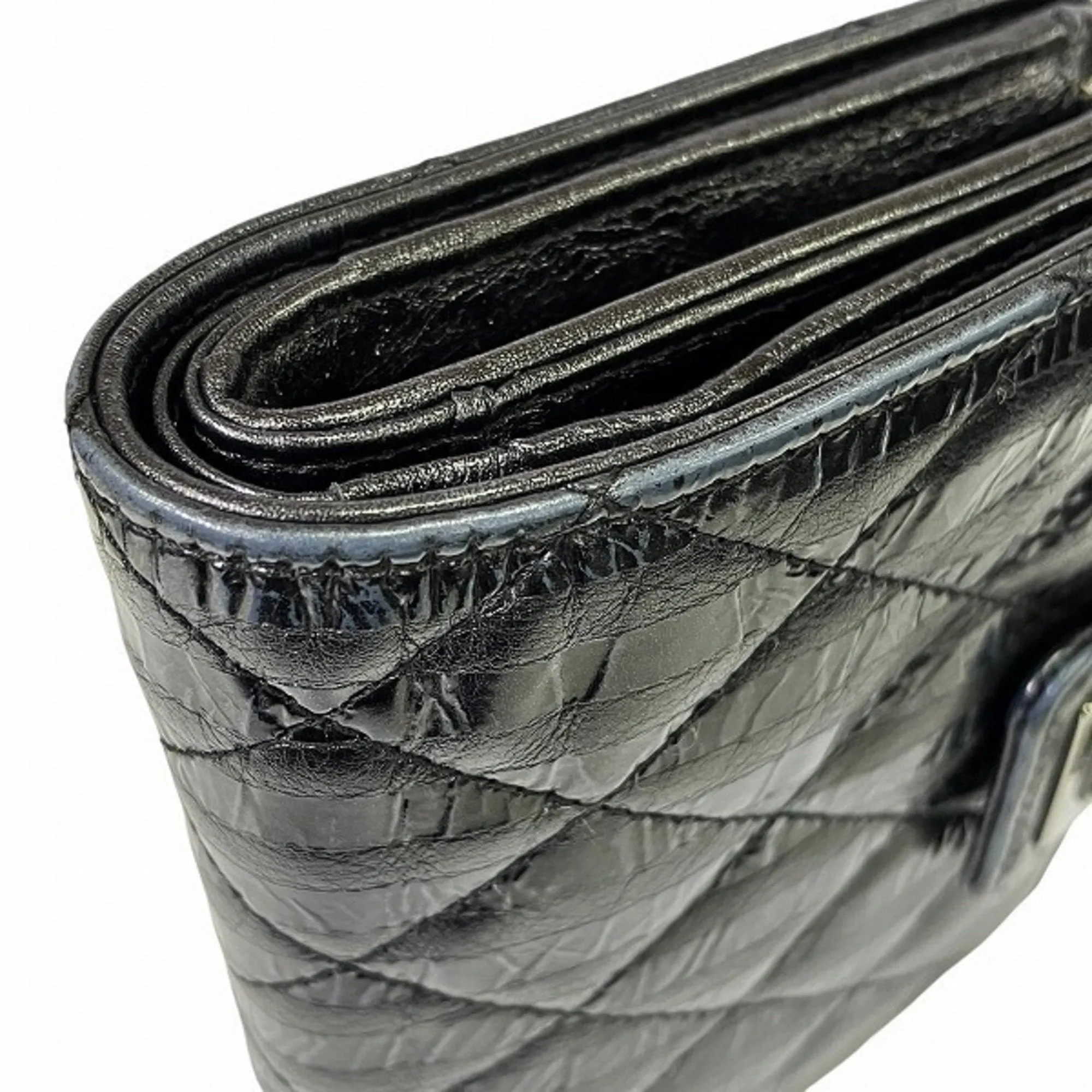 Chanel 2.55 Black Leather Accessories