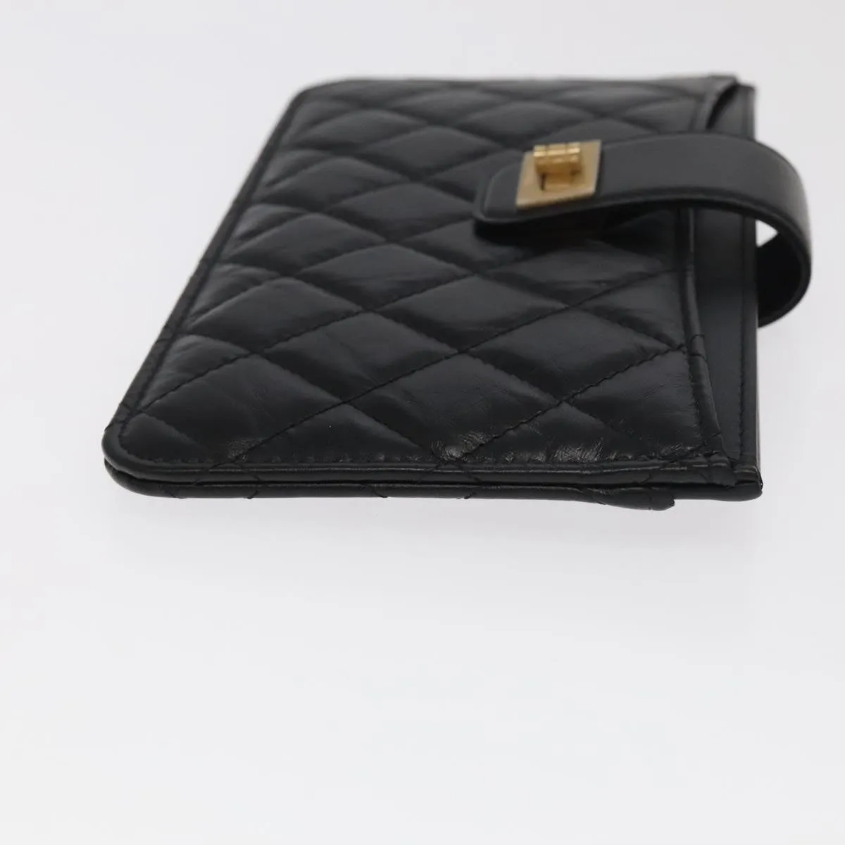 Chanel 2.55 Black Leather Accessories