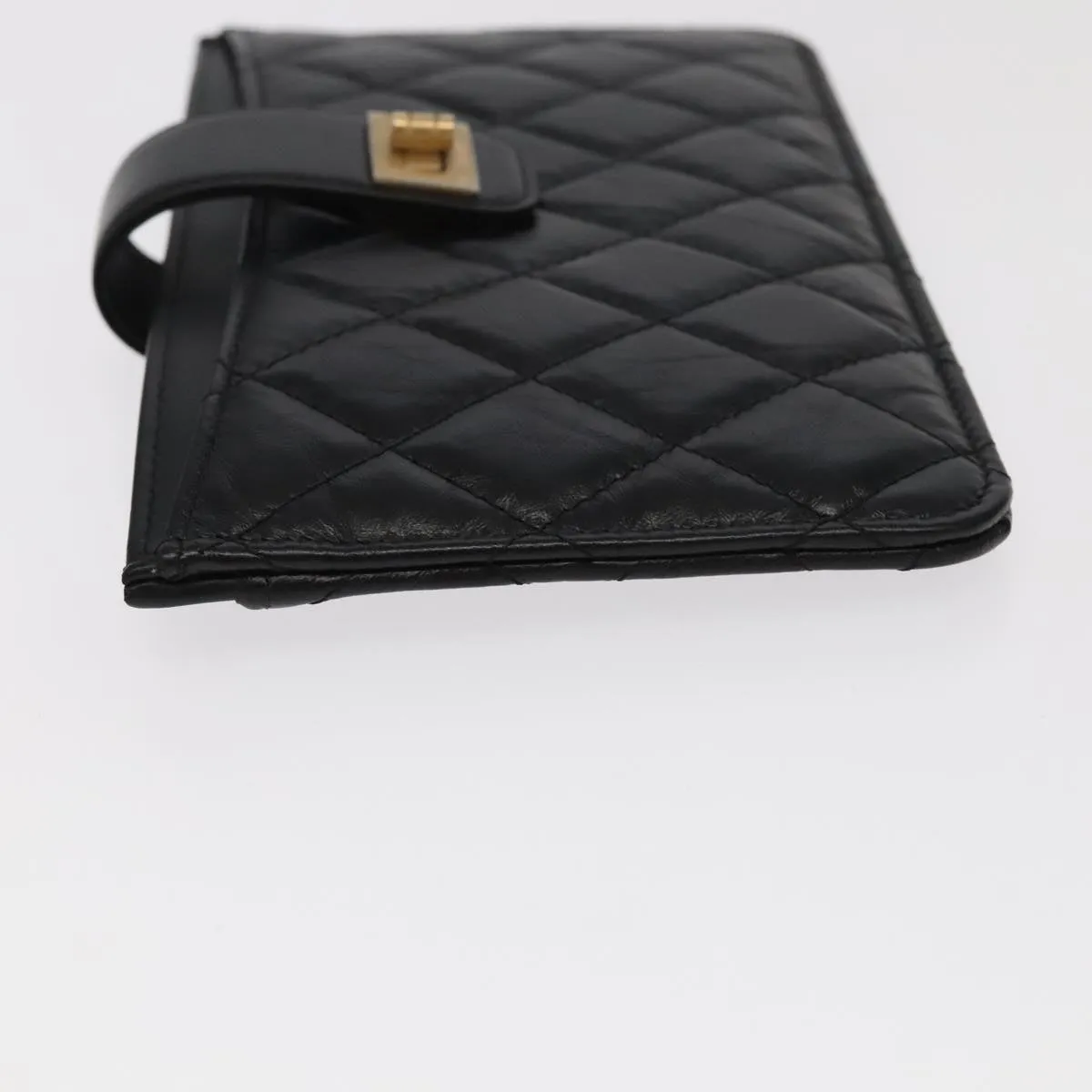 Chanel 2.55 Black Leather Accessories