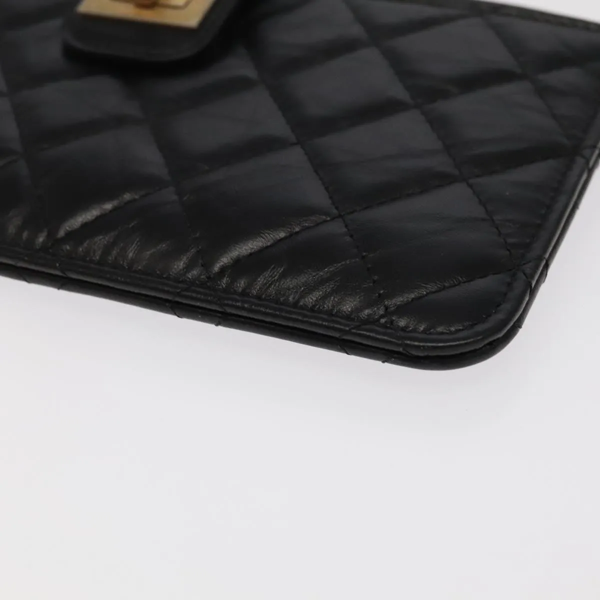 Chanel 2.55 Black Leather Accessories