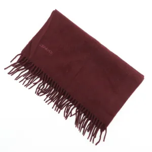 Chanel - Burgundy Cashmere Accessories