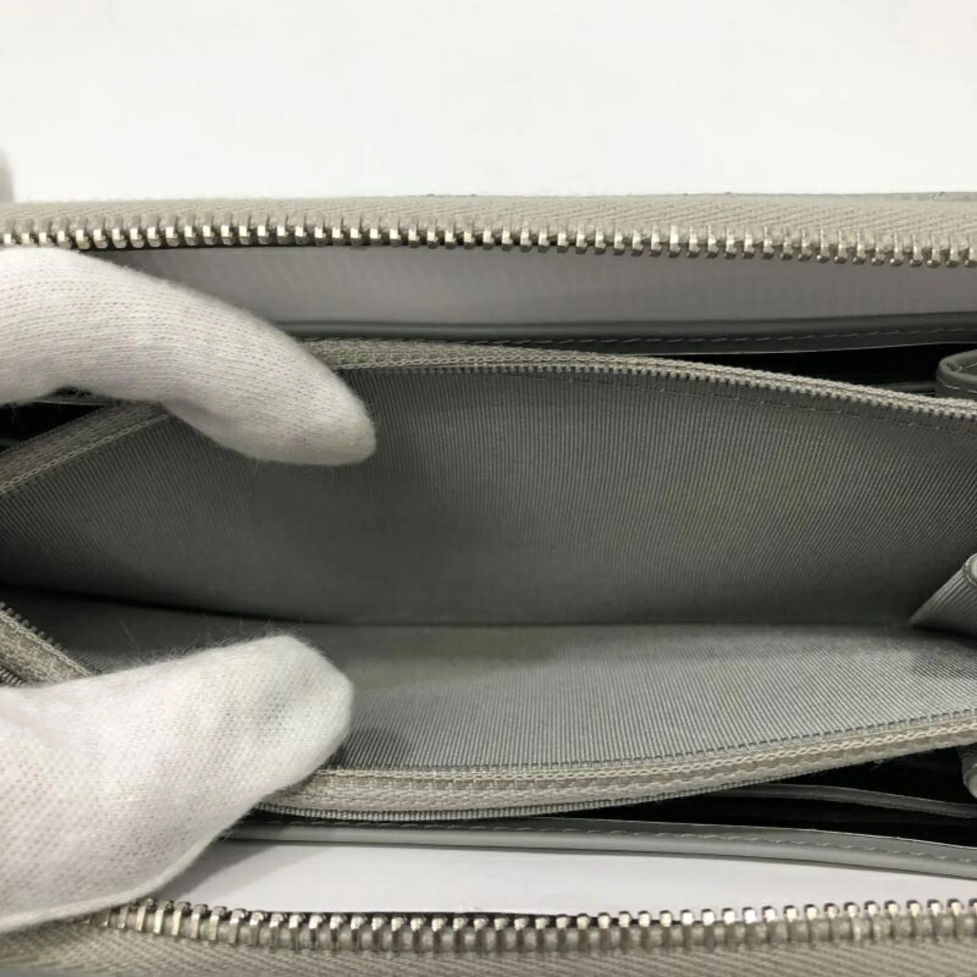 Chanel Matelass Grey Leather Accessories