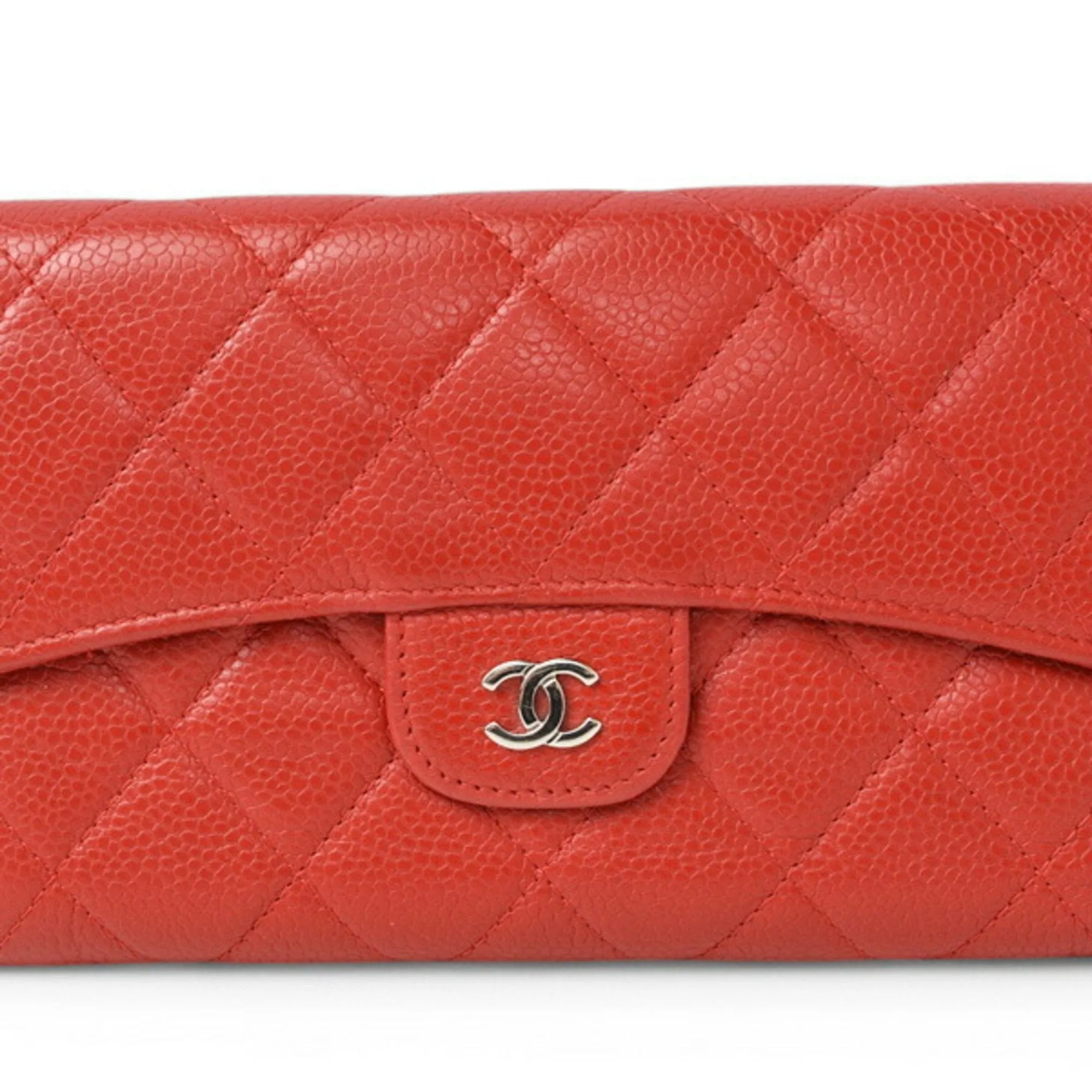 Chanel Matelass Red Leather Accessories