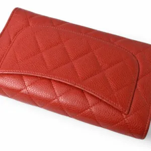 Chanel Matelass Red Leather Accessories