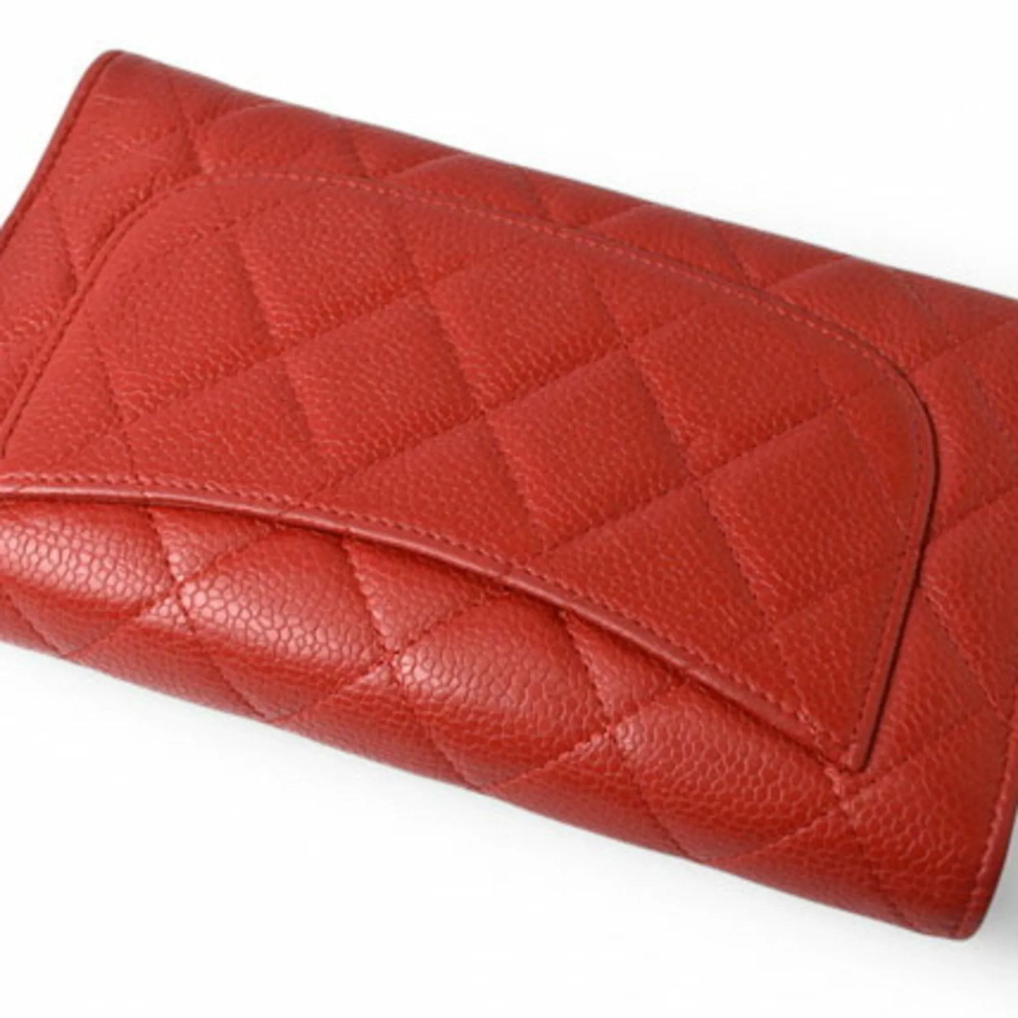 Chanel Matelass Red Leather Accessories