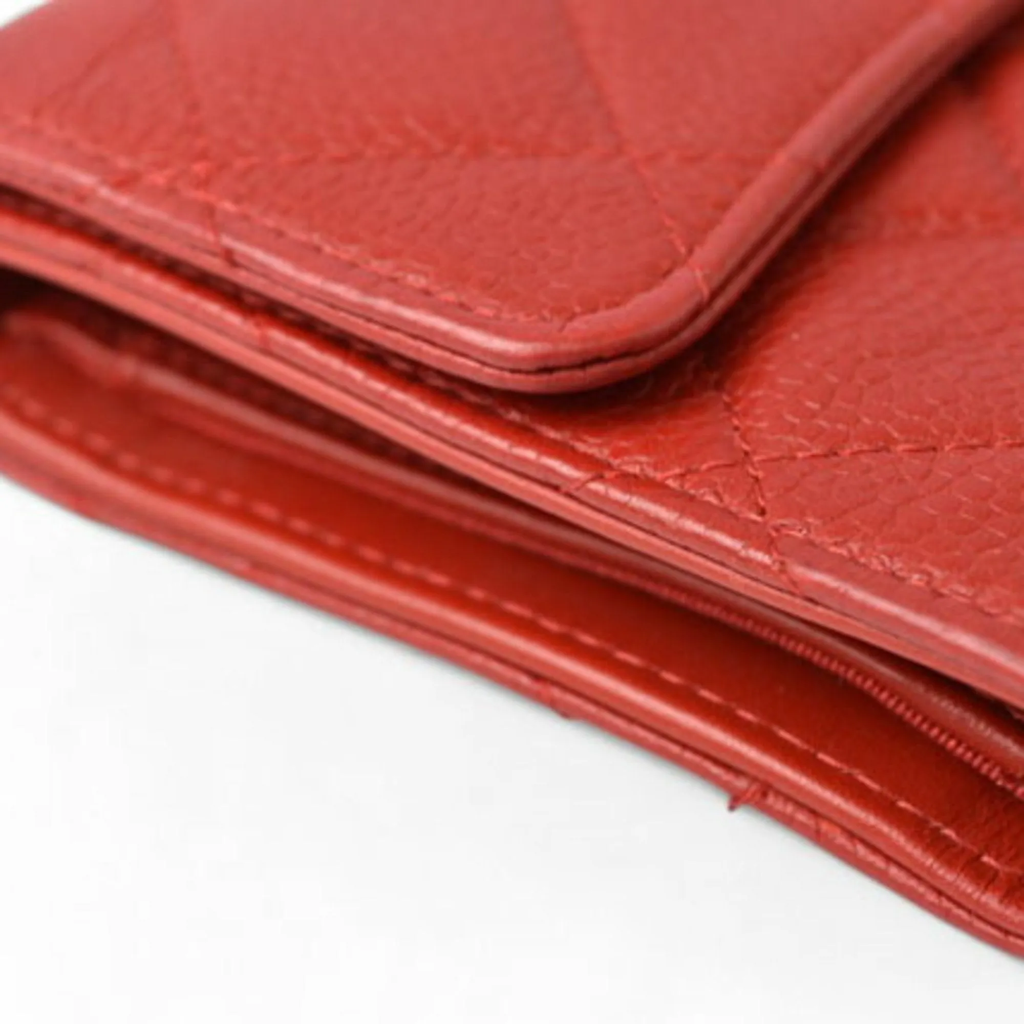Chanel Matelass Red Leather Accessories