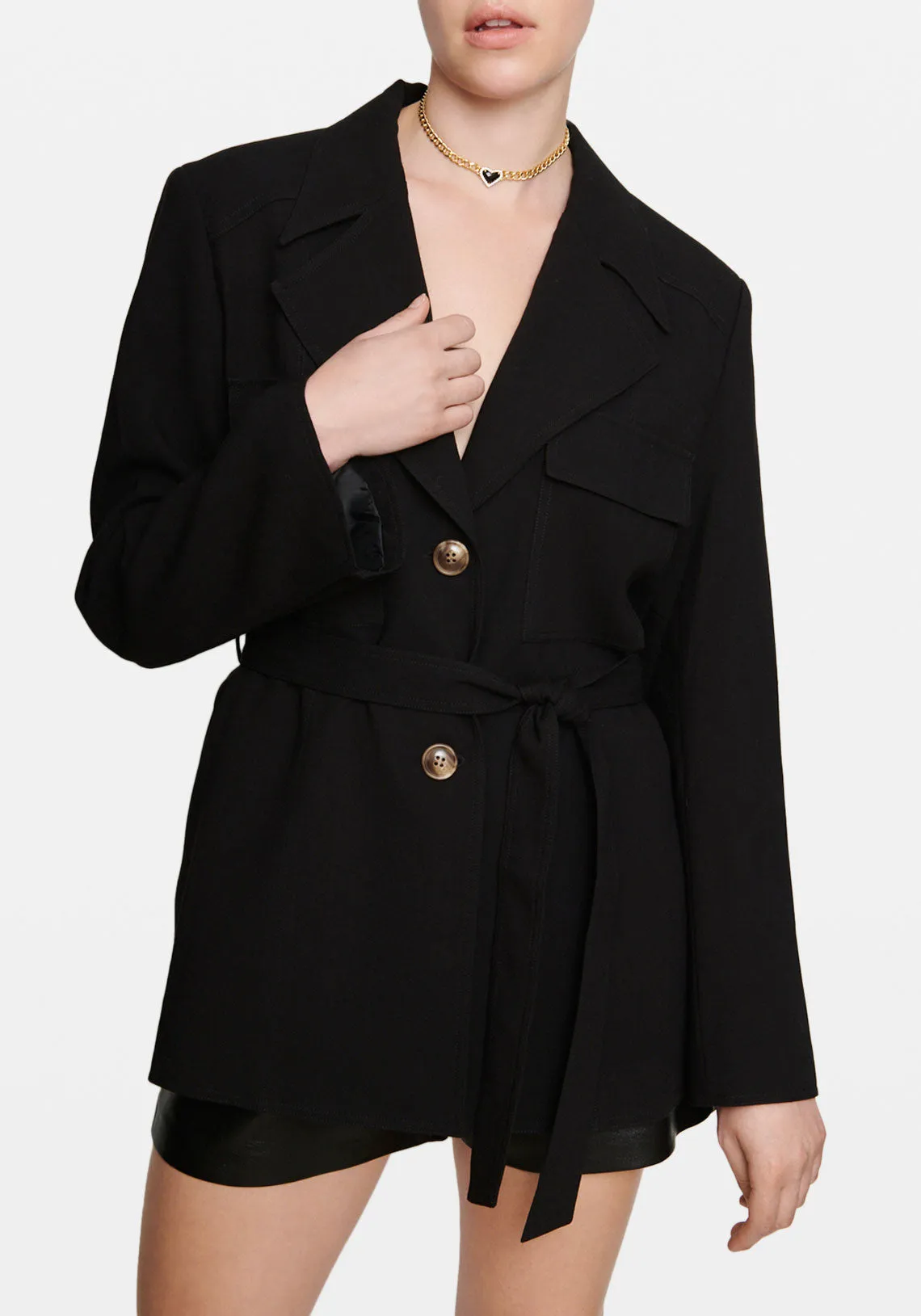 DENIS BLAZER BLACK