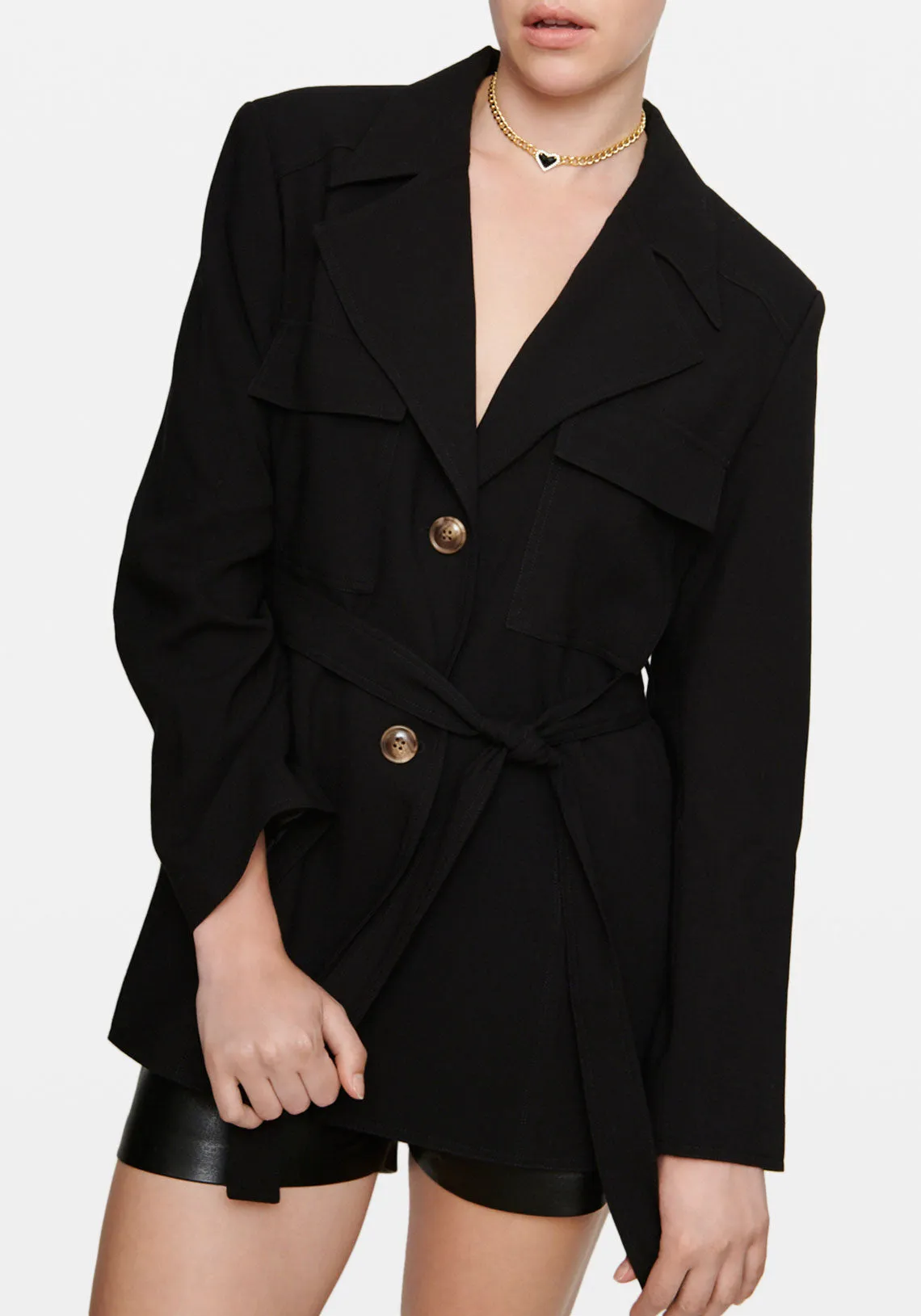 DENIS BLAZER BLACK
