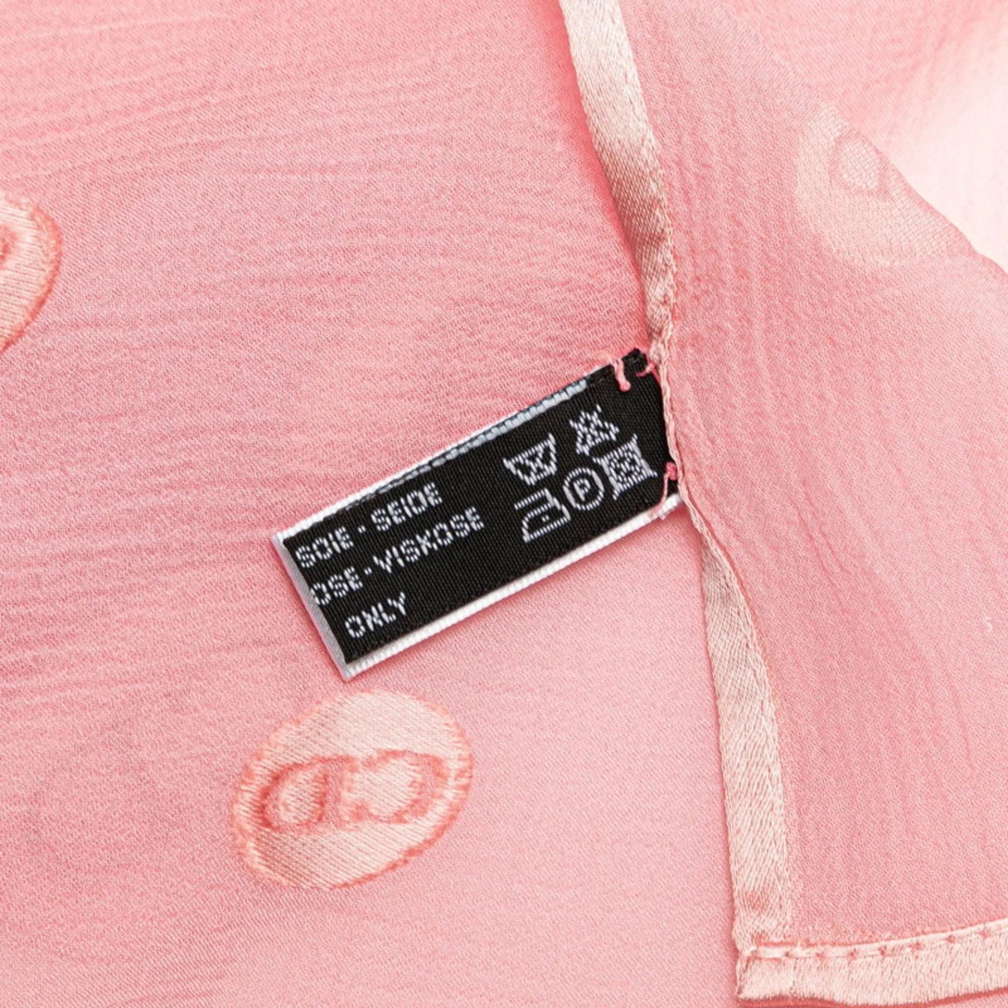 Dior CD Pink Silk Accessories