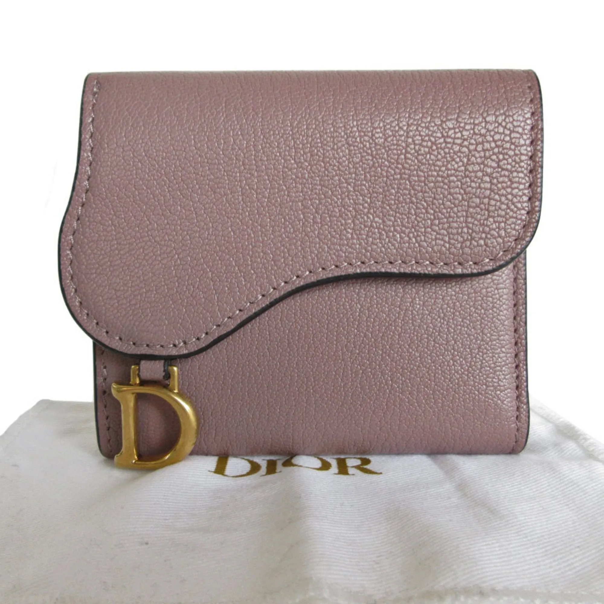 Dior Saddle Purple Leather Accessories