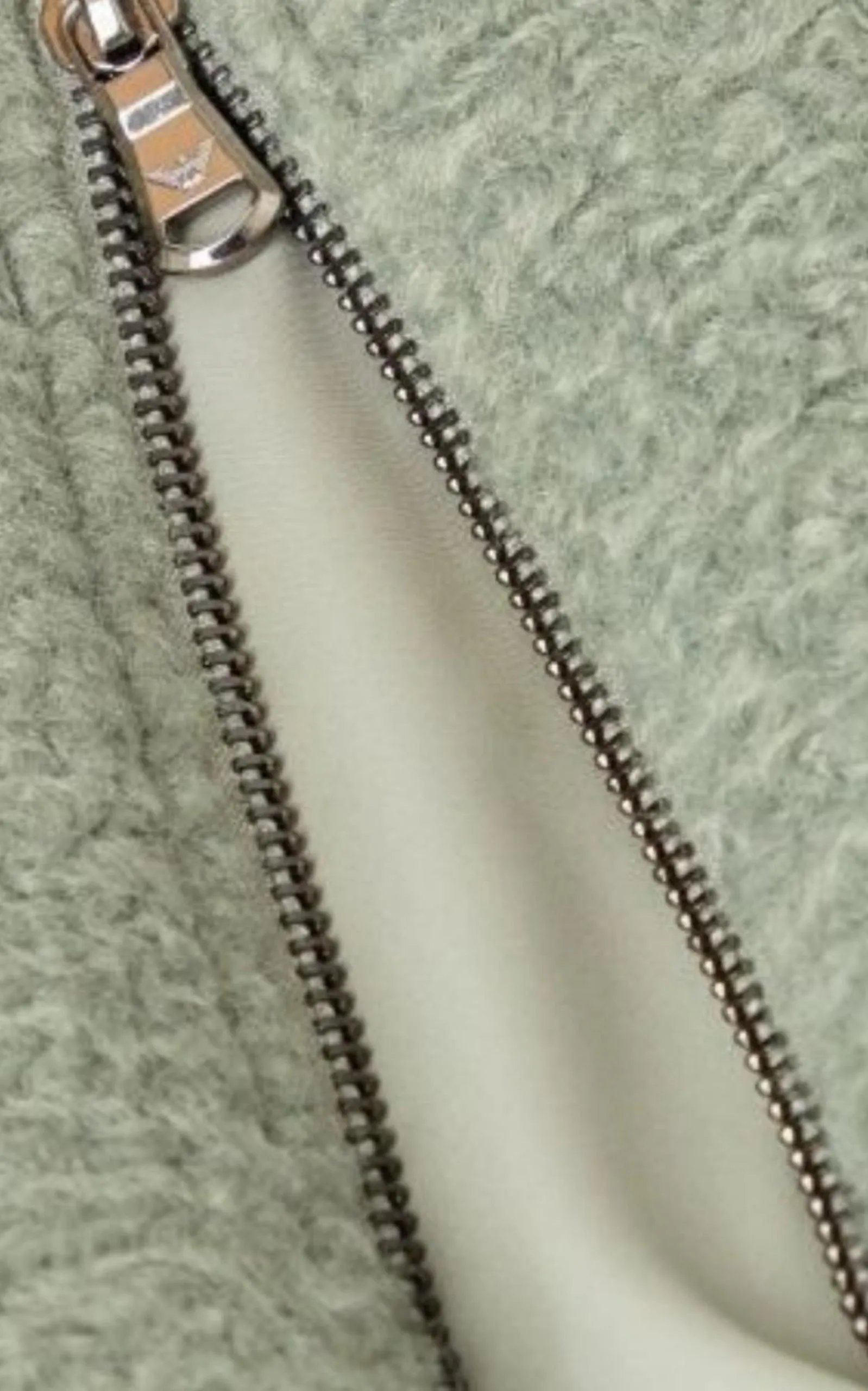 Double-breasted Celadon Green Coat