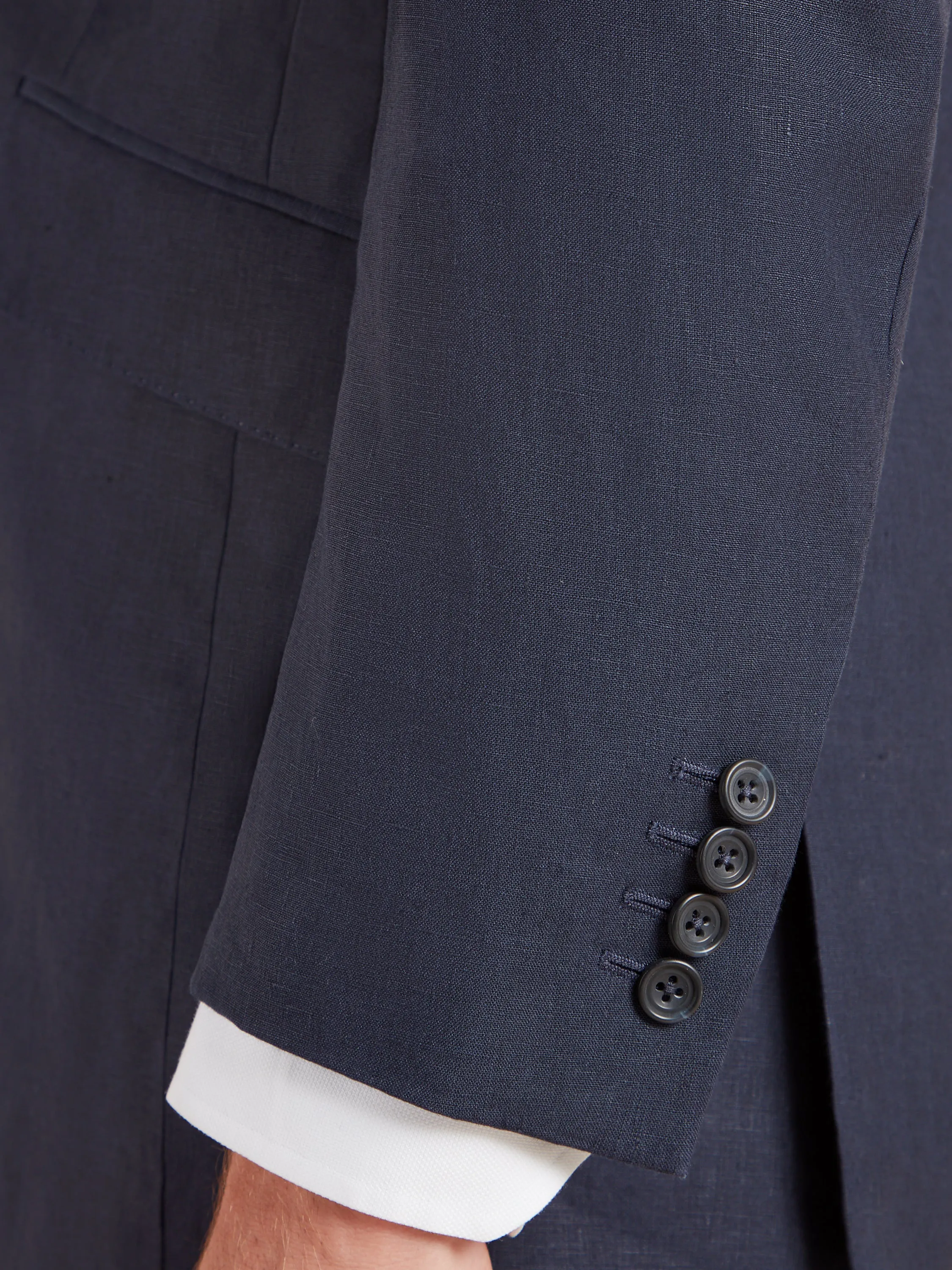 Eaton Jacket - Navy Linen