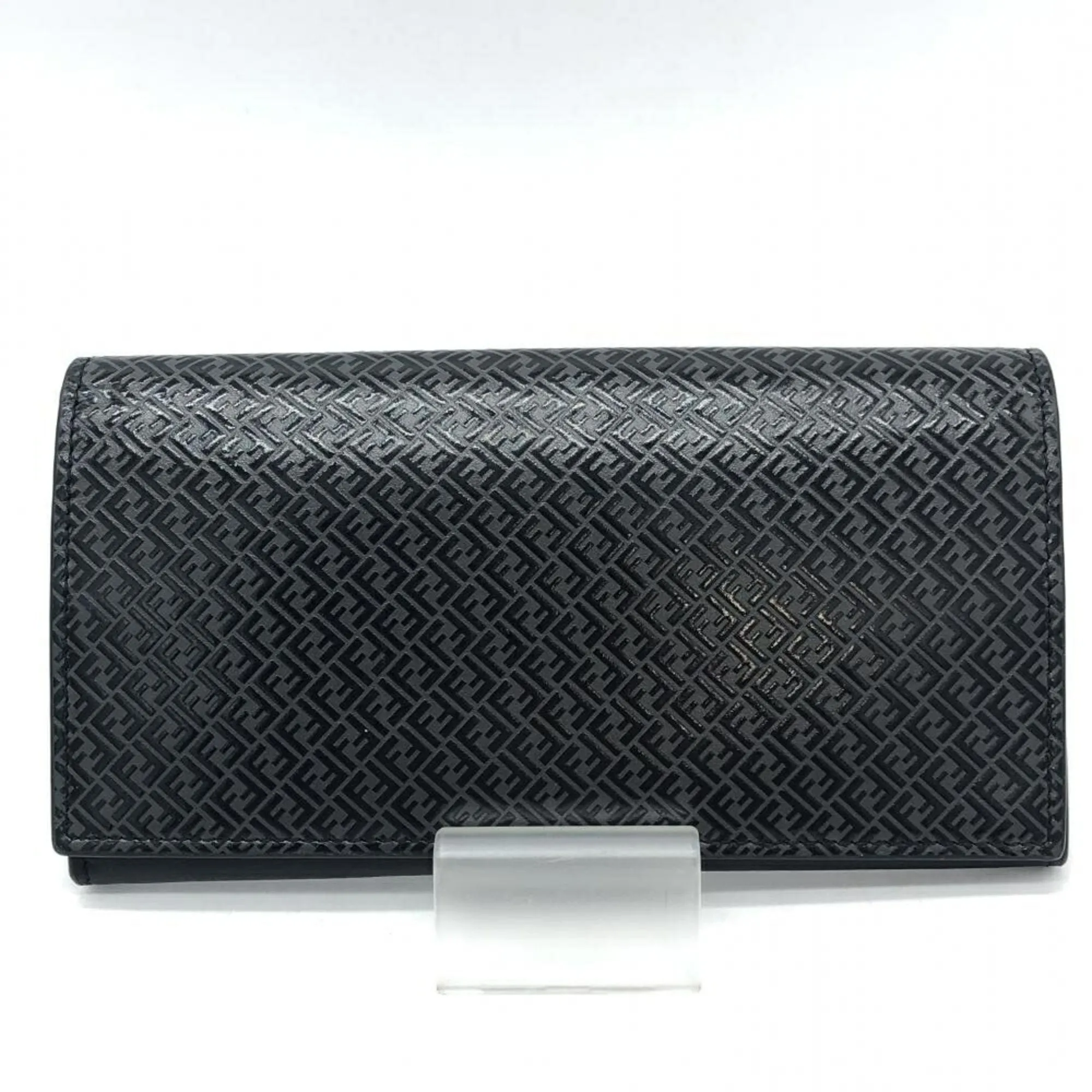 Fendi Continental Black Leather Accessories