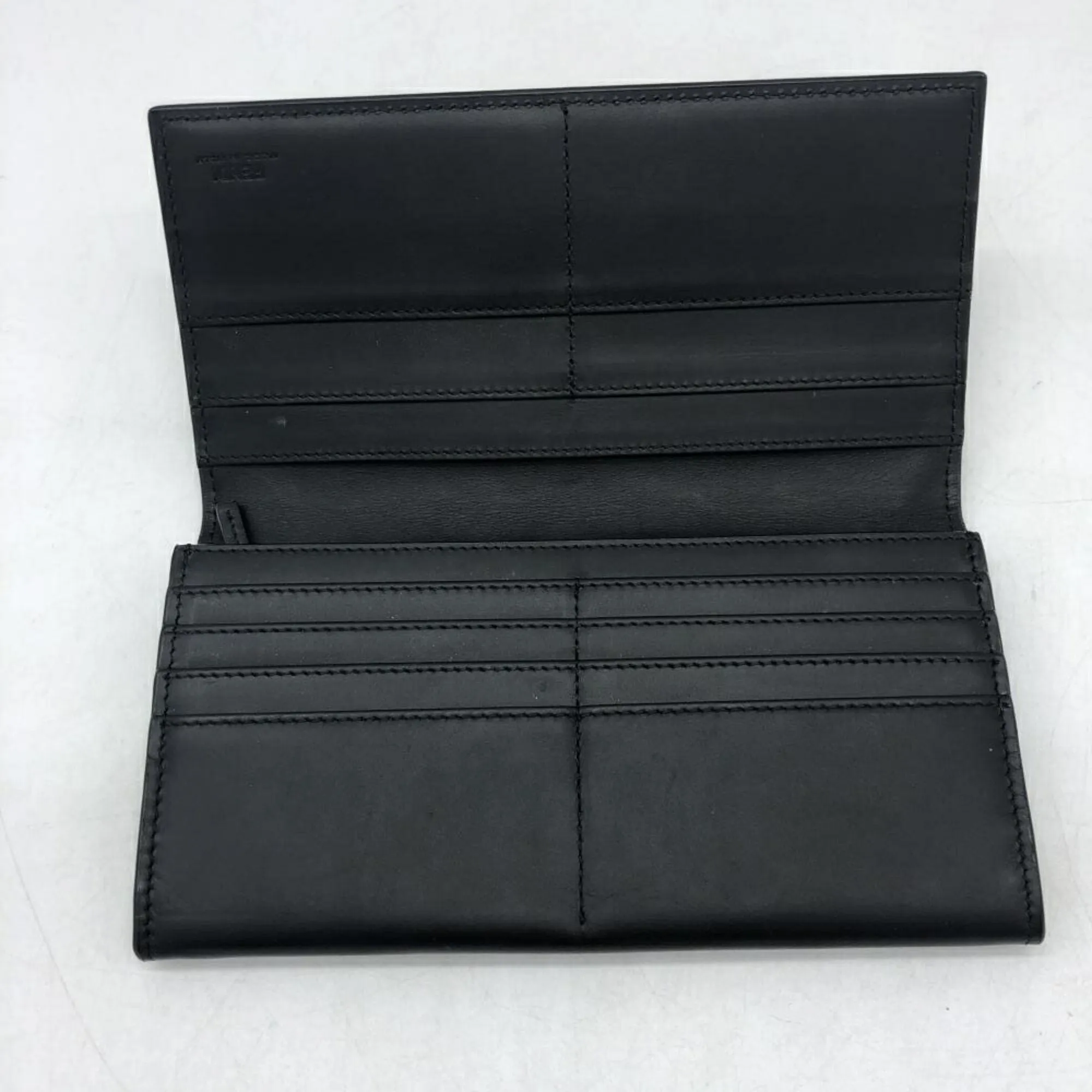 Fendi Continental Black Leather Accessories
