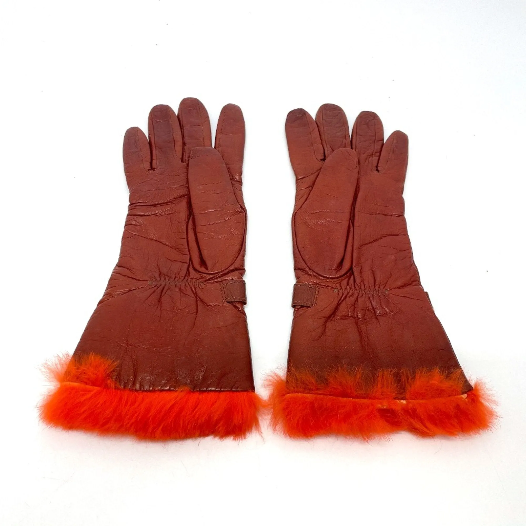 Fendi FF Red Leather Accessories