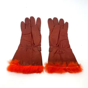 Fendi FF Red Leather Accessories