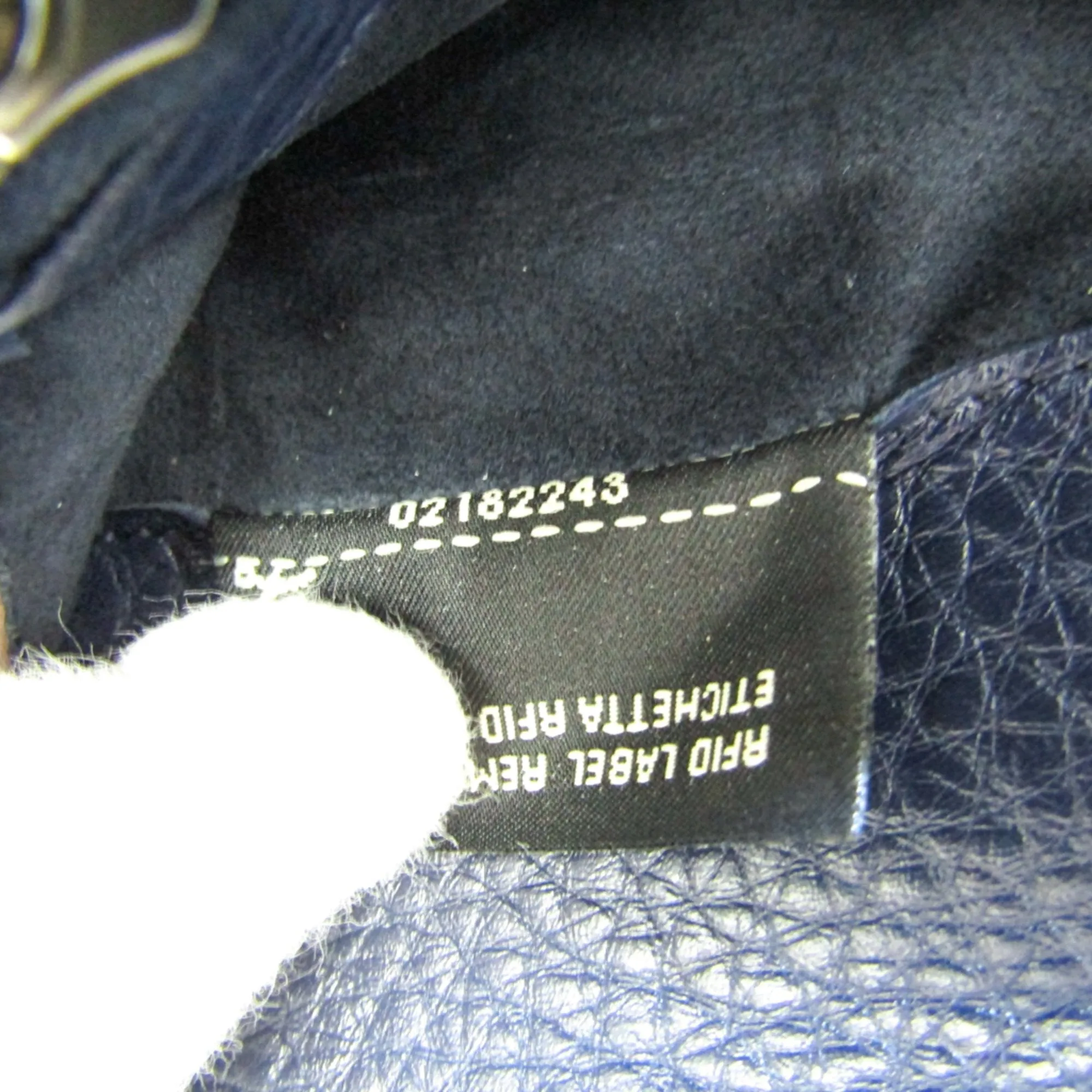 Fendi Selleria Navy Leather Accessories
