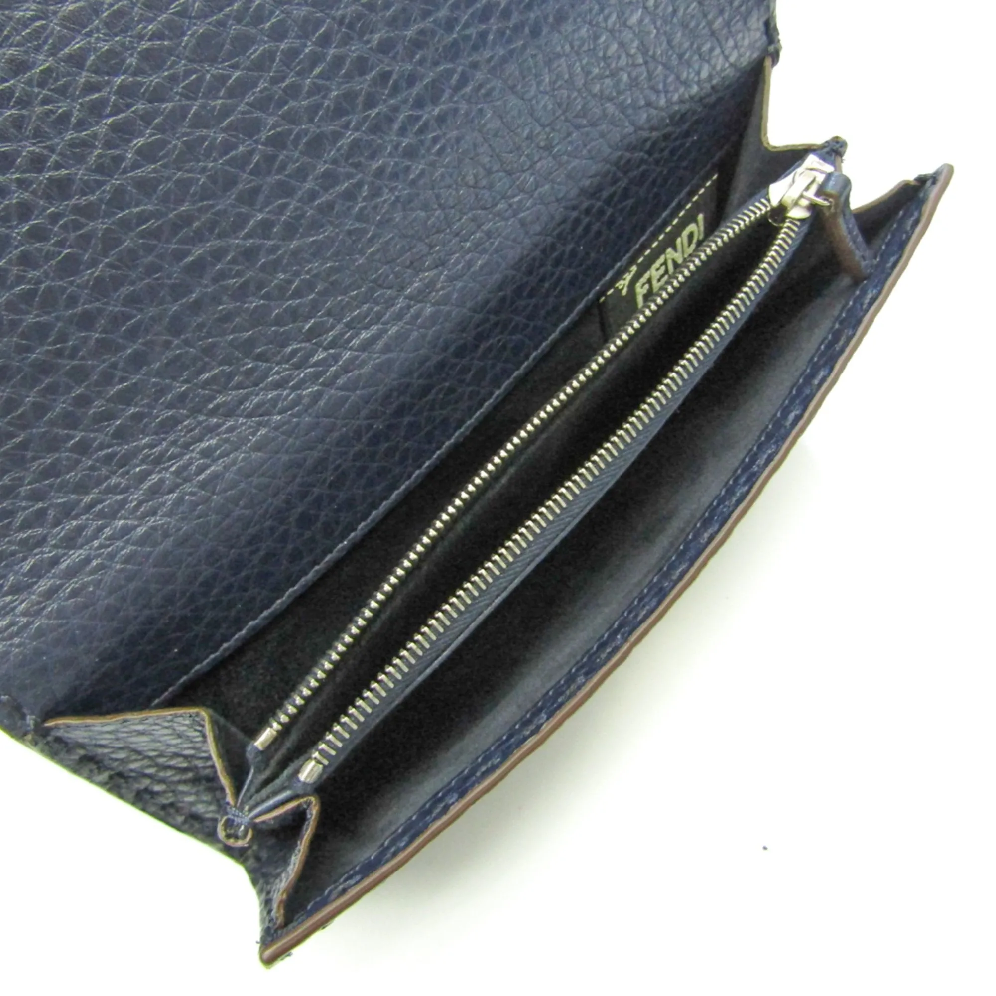Fendi Selleria Navy Leather Accessories