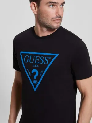 Guess SS BSC Reflective Logo Tee