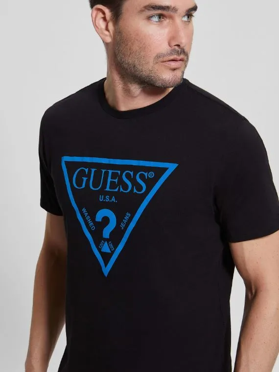 Guess SS BSC Reflective Logo Tee