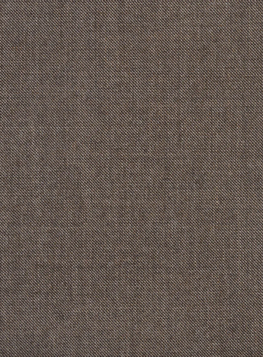 Hardy Minnis Brown Sharkskin Wool Pants