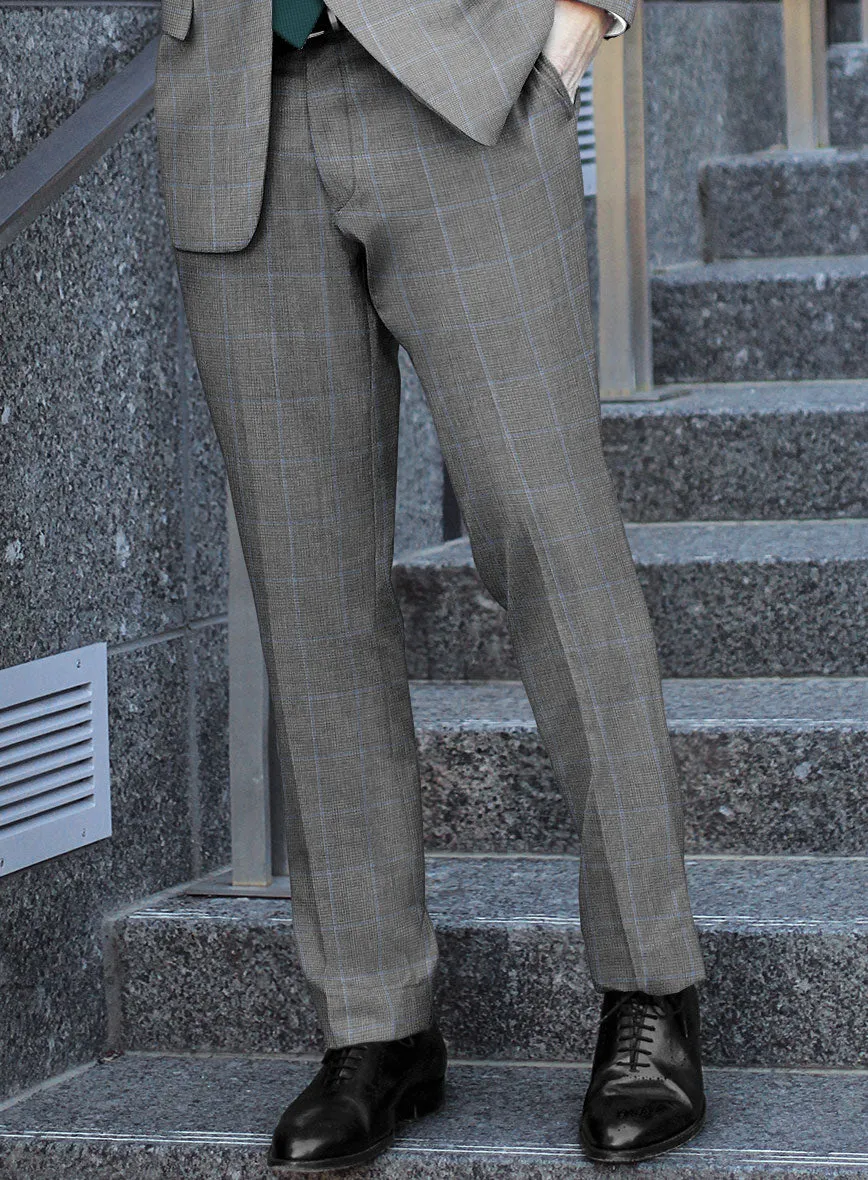 Hardy Minnis Houndstooth Check Wool Pant