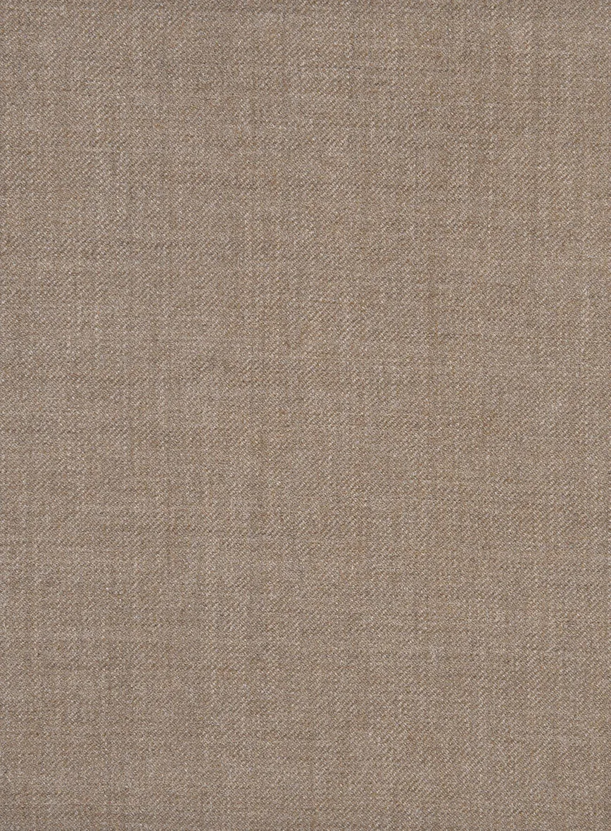 Hardy Minnis Light Brown Twill Wool Pants
