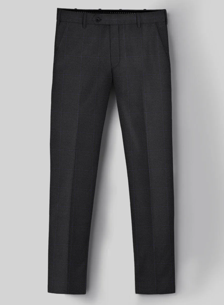 Hardy Minnis Pane Charcoal Wool Pants