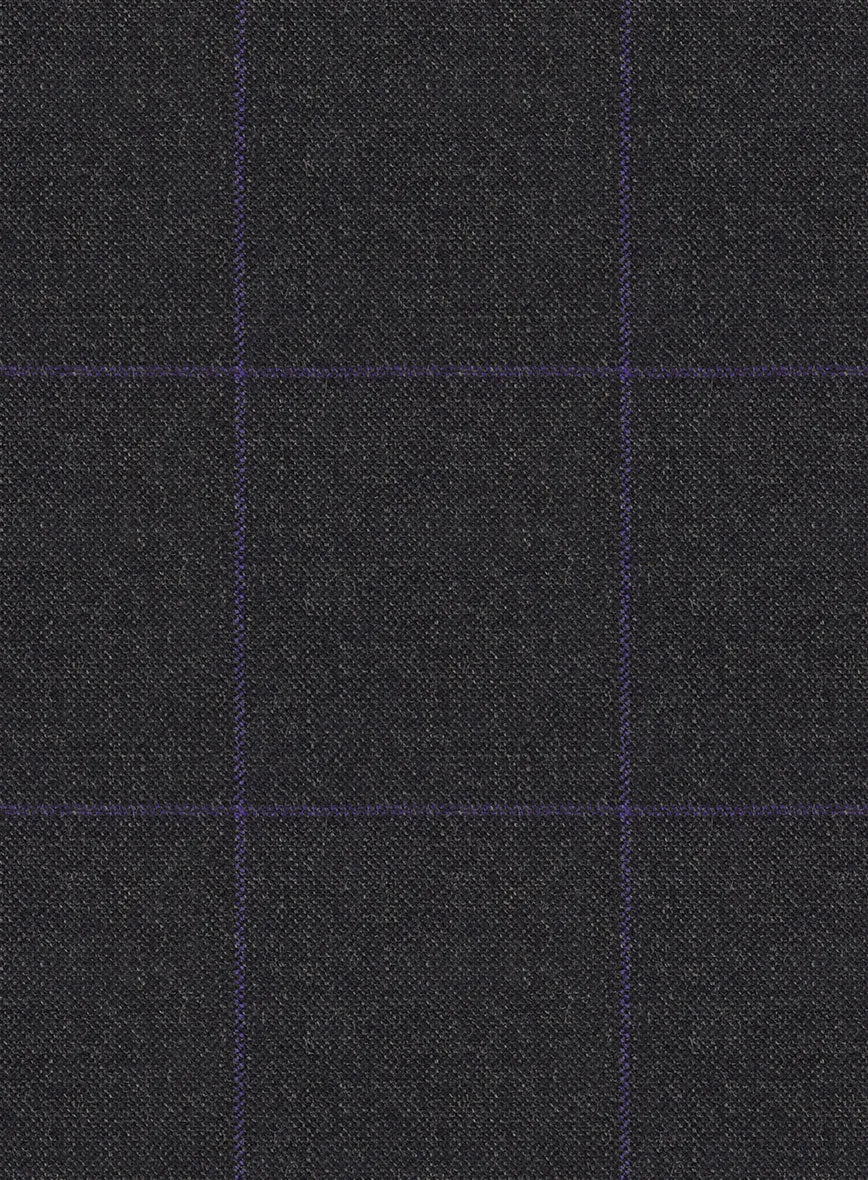 Hardy Minnis Pane Charcoal Wool Pants