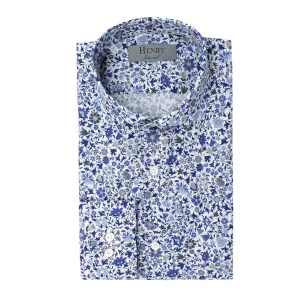 HENRY SARTORIAL BOTANICAL SHIRT