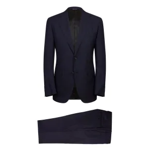 HENRY SARTORIAL HERITAGE Zegna Loop Plain Wool Suit DARK NAVY REG