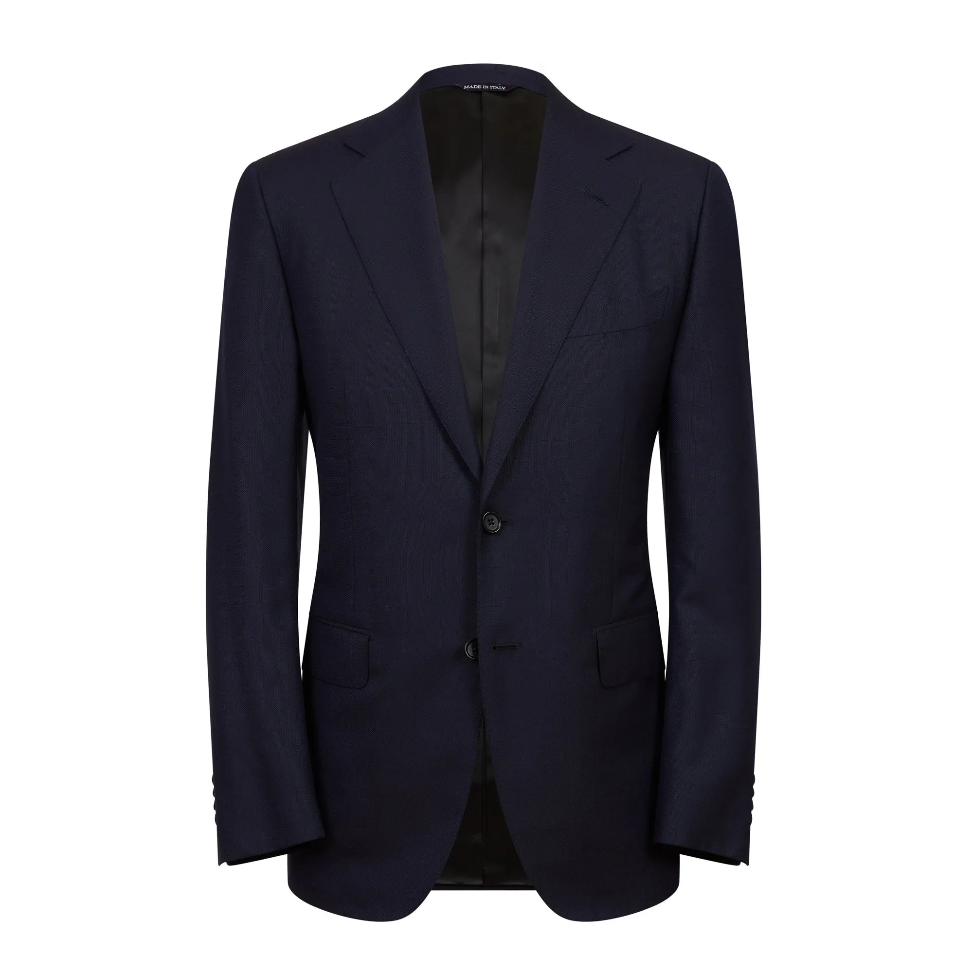 HENRY SARTORIAL HERITAGE Zegna Loop Plain Wool Suit DARK NAVY REG