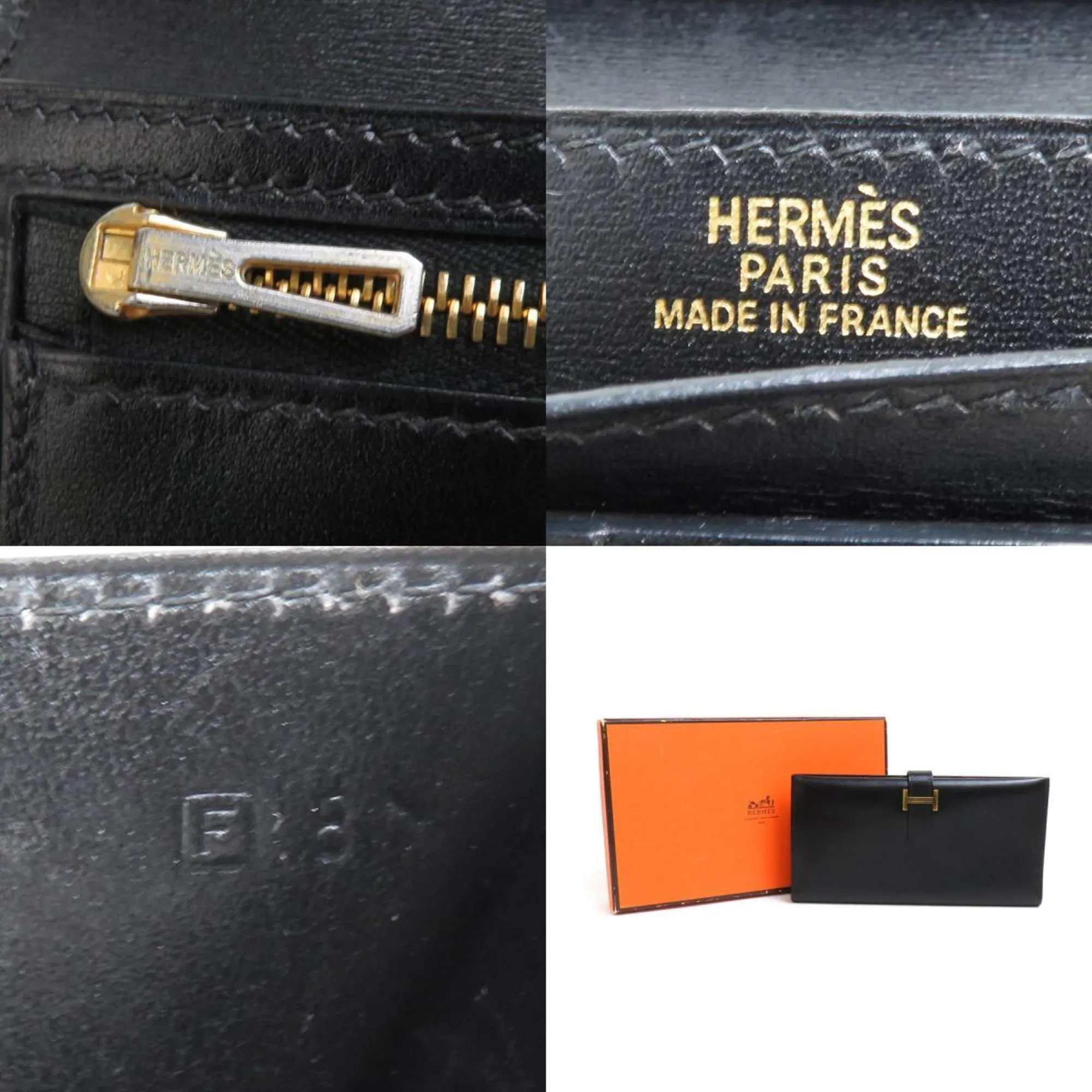 Herms Barn Black Leather Accessories