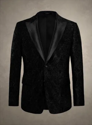 Italian Silk Orieta Tuxedo Blazer