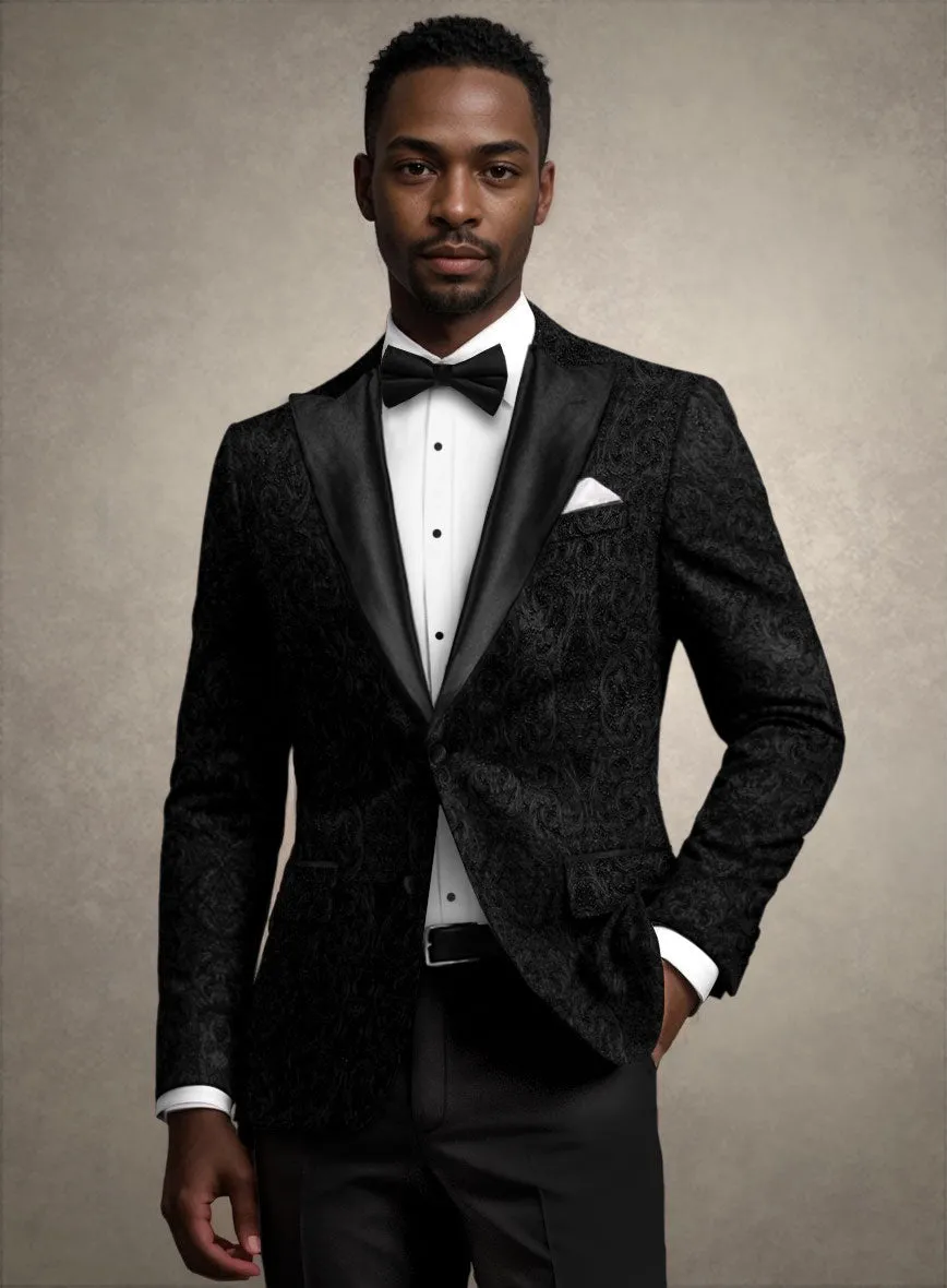 Italian Silk Orieta Tuxedo Blazer