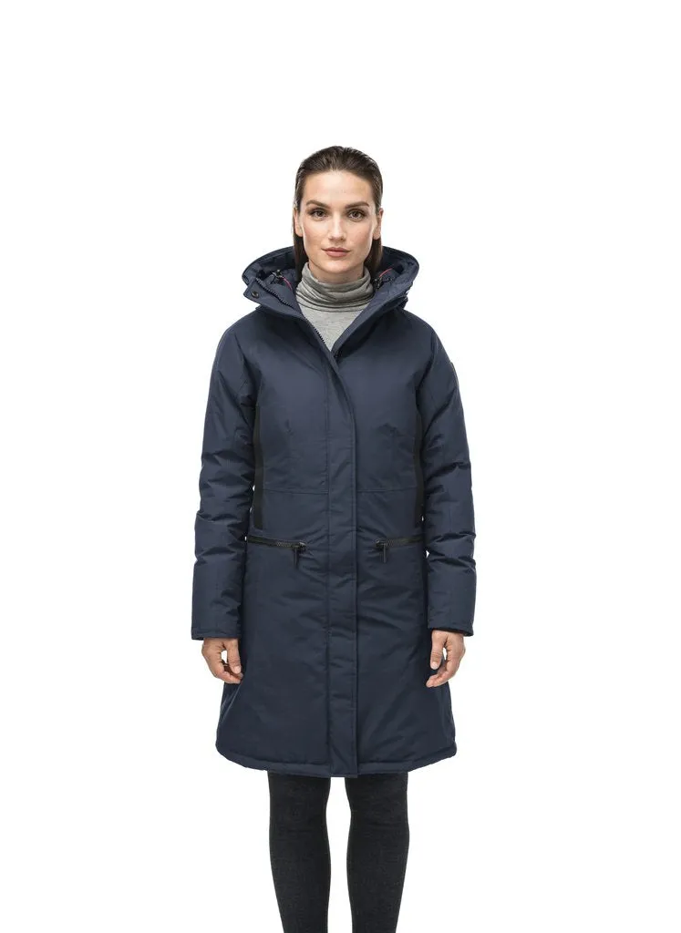 Nobis ALISSA LADIES MIDI FITTED PARKA NAVY