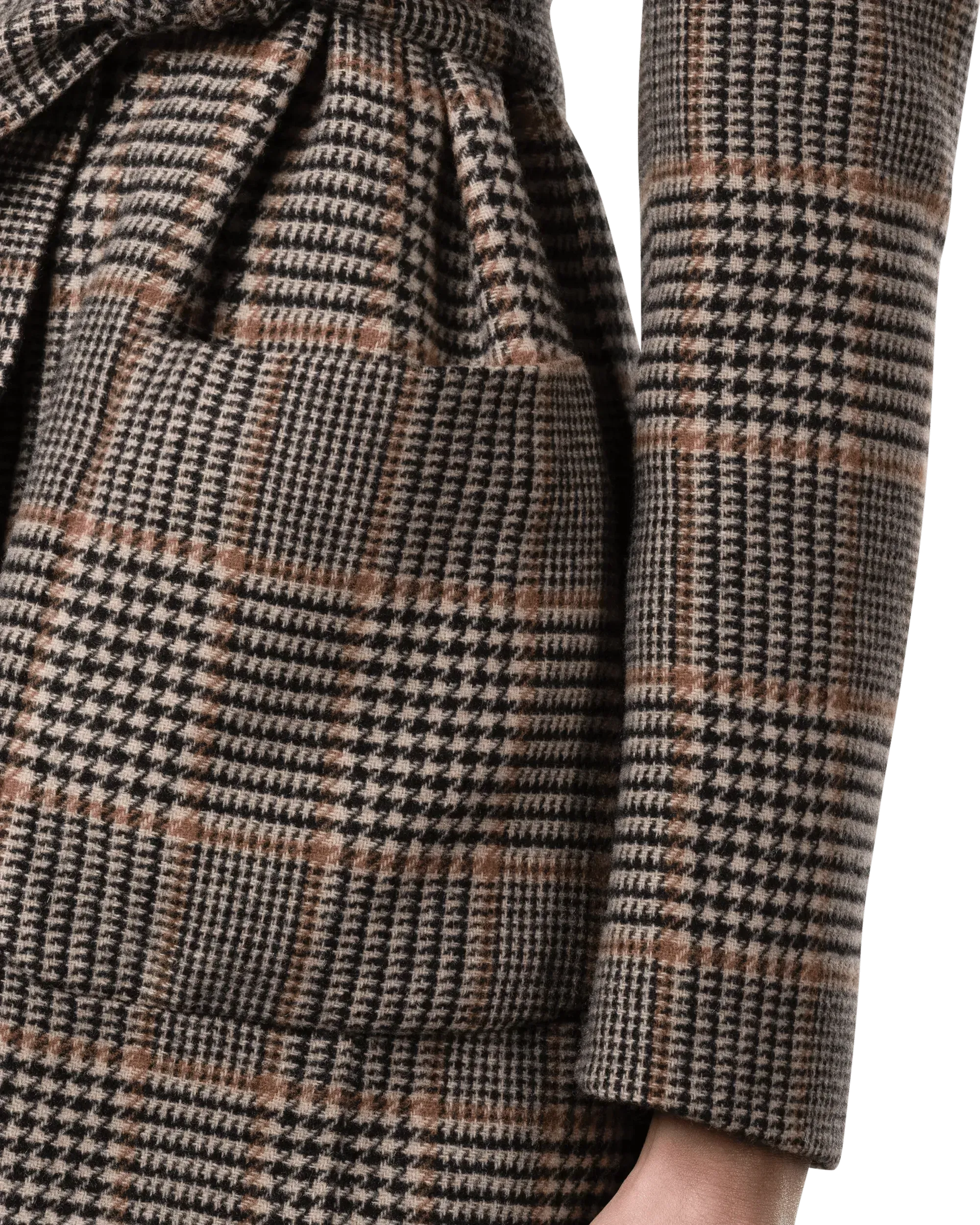 Nuraghe Collarless Belted Jacket