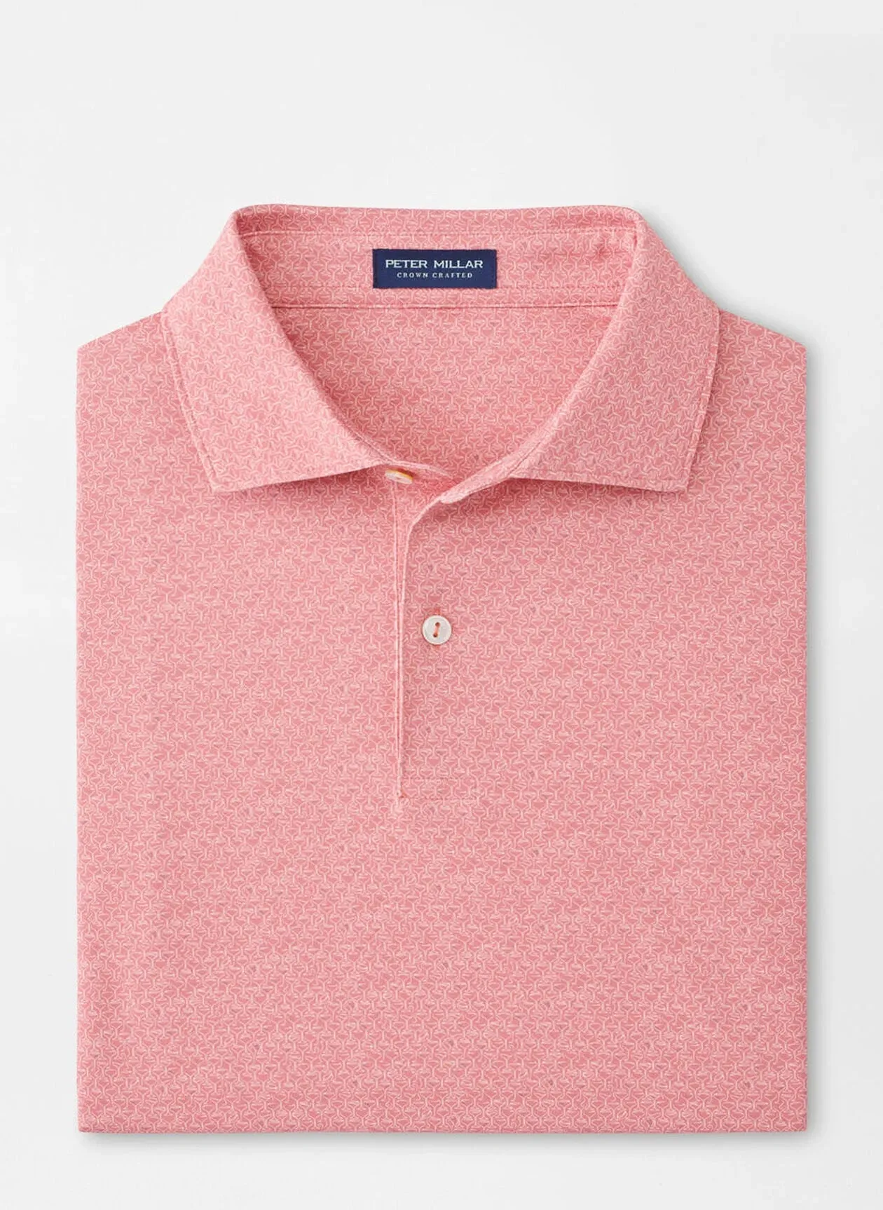 Peter Millar Espresso Martinis Performance Jersey Polo