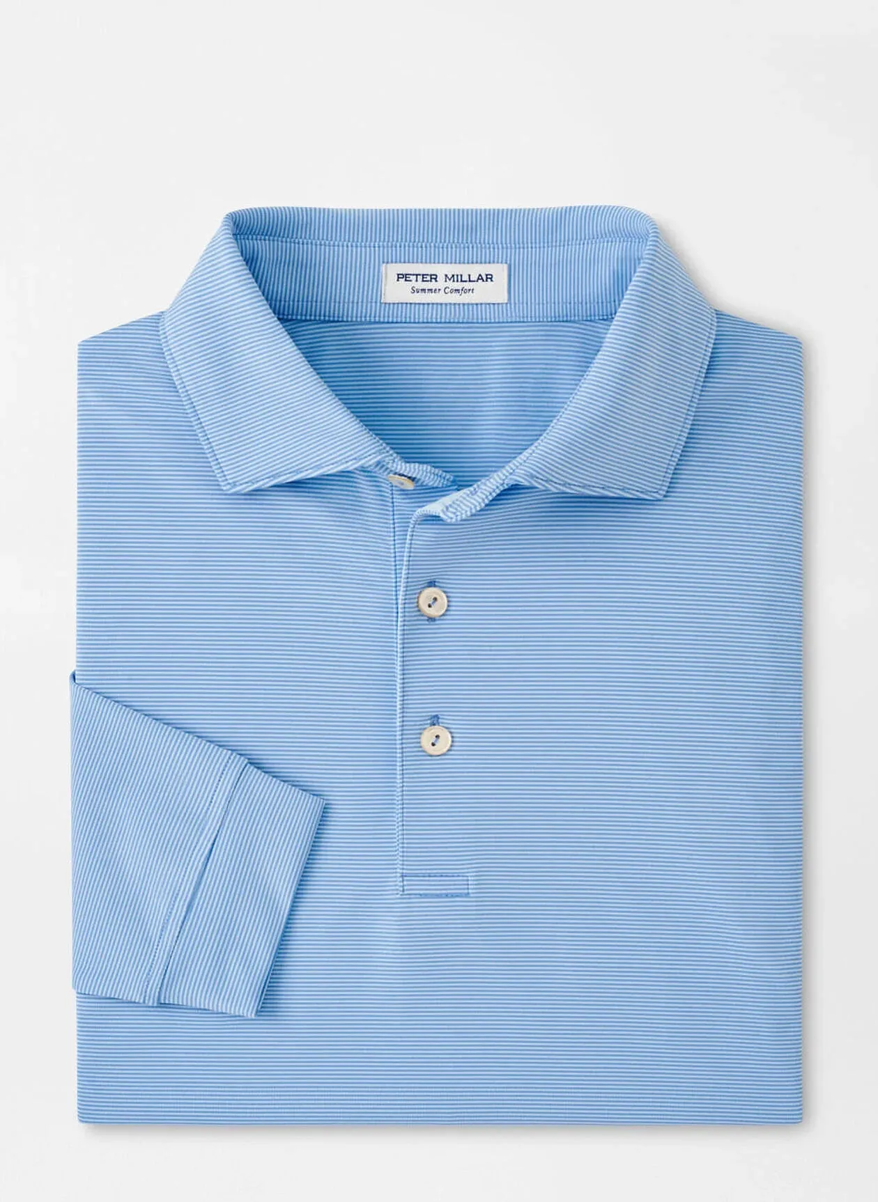 Peter Millar Jubilee Long-Sleeve Performance Jersey Polo