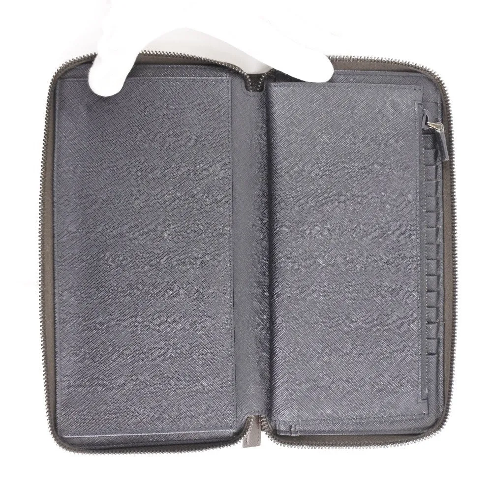 Prada Saffiano Black Leather Accessories