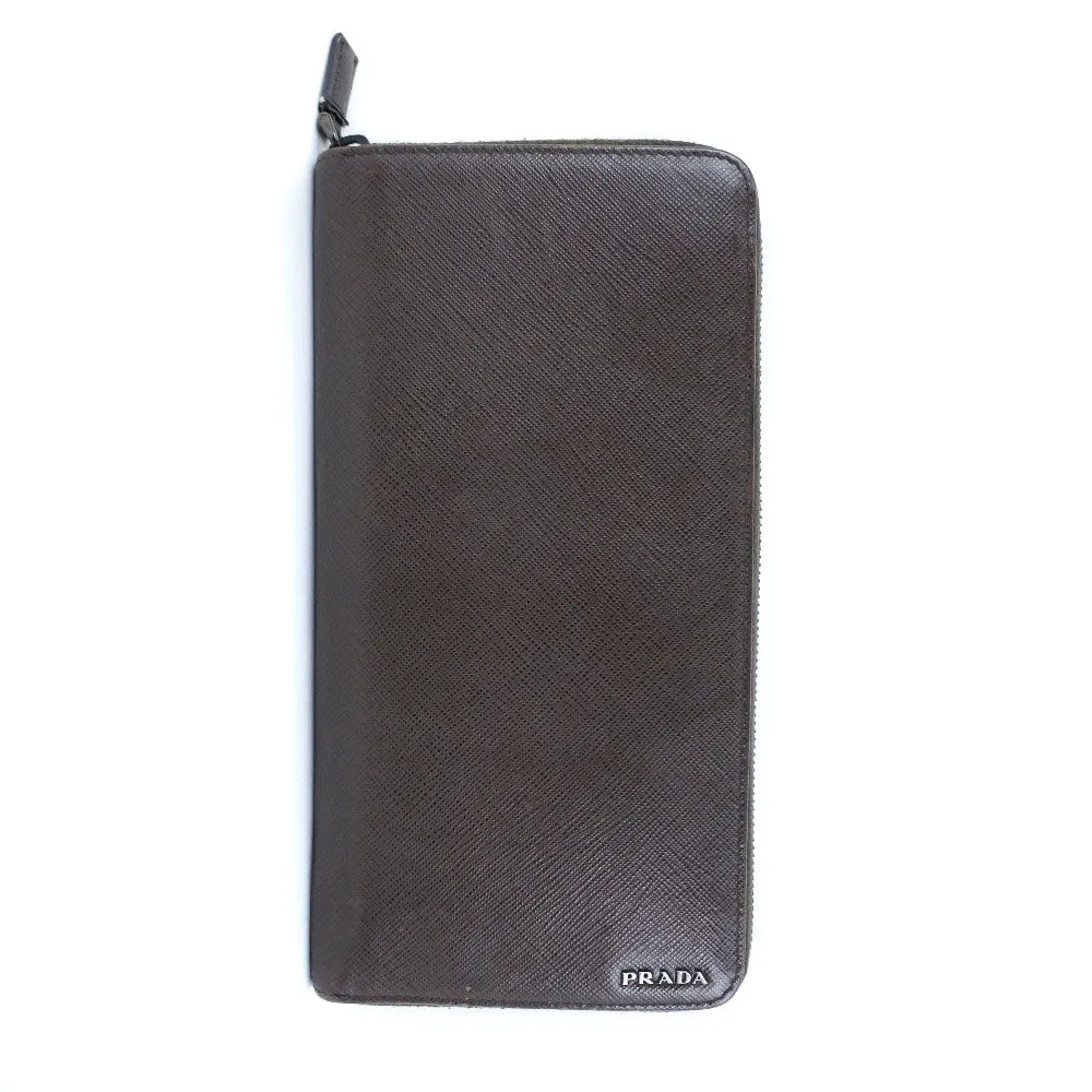 Prada Saffiano Black Leather Accessories