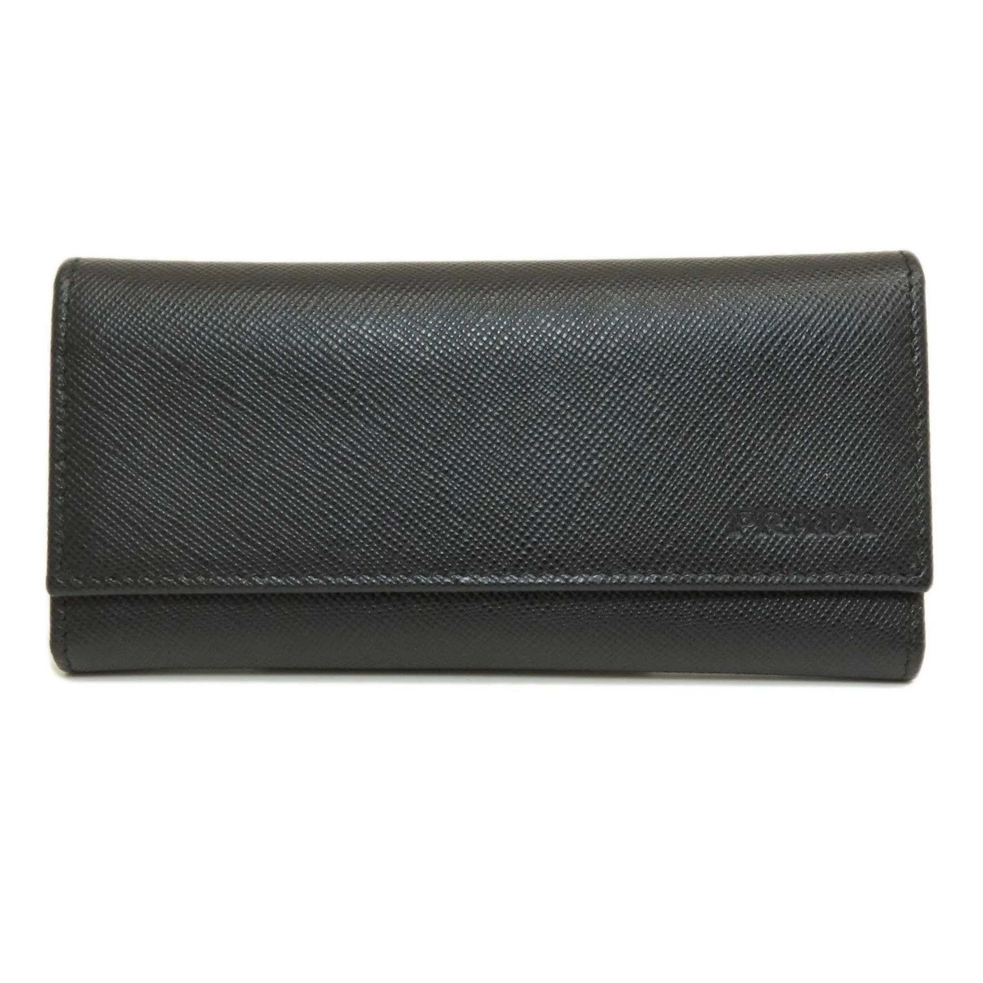 Prada Saffiano Black Leather Accessories