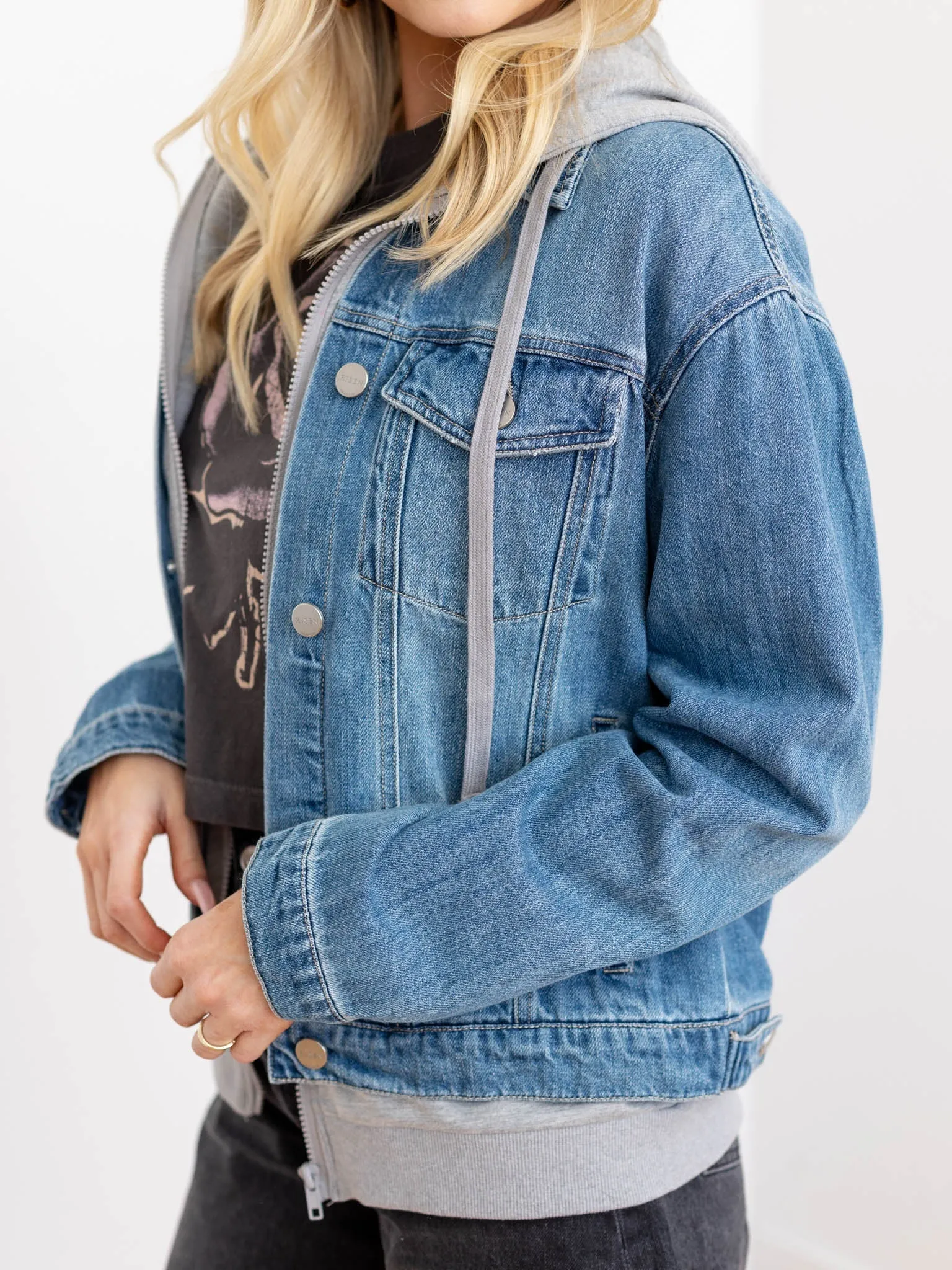 RISEN Oversized Hoodie Jacket
