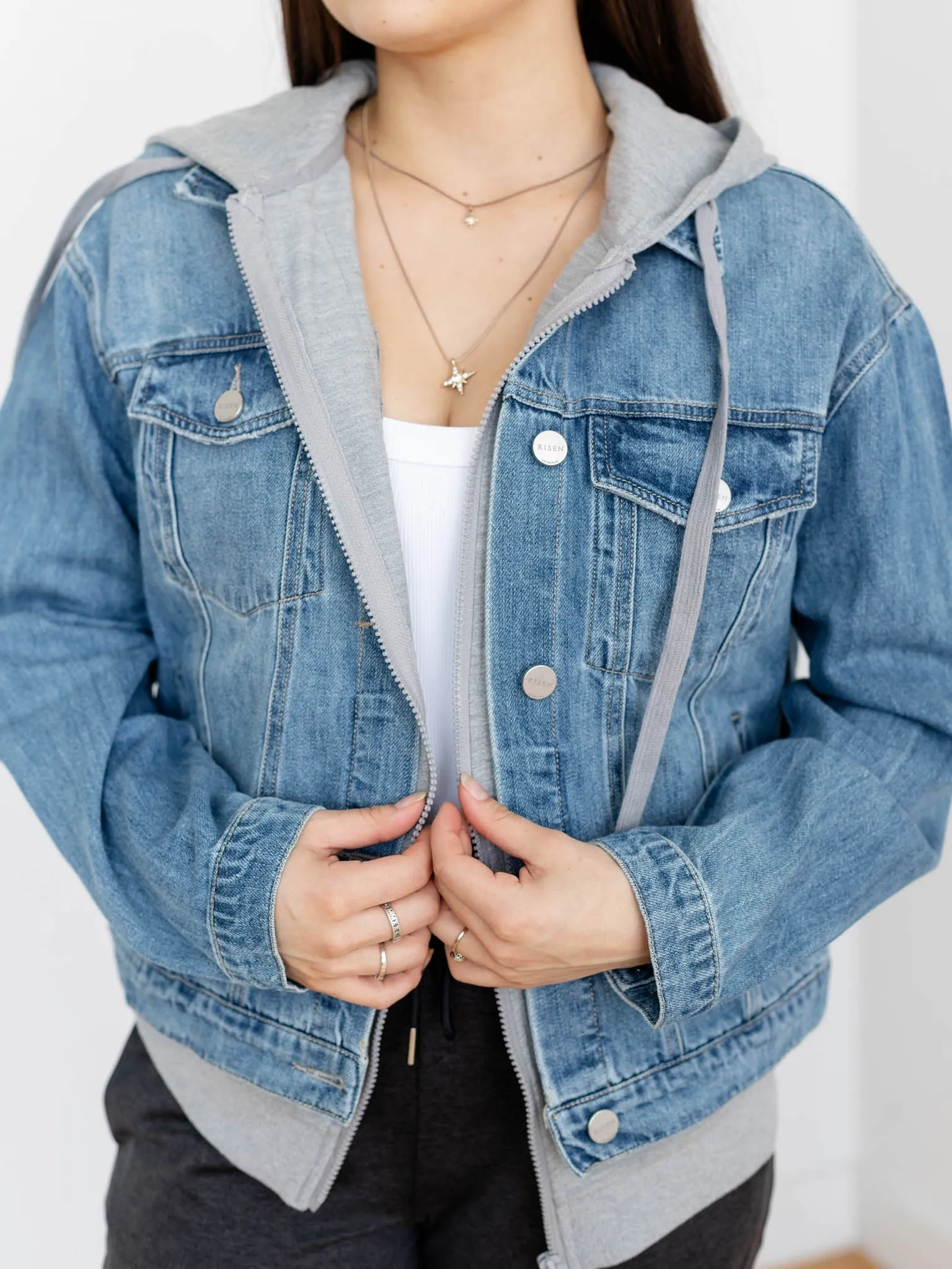 RISEN Oversized Hoodie Jacket