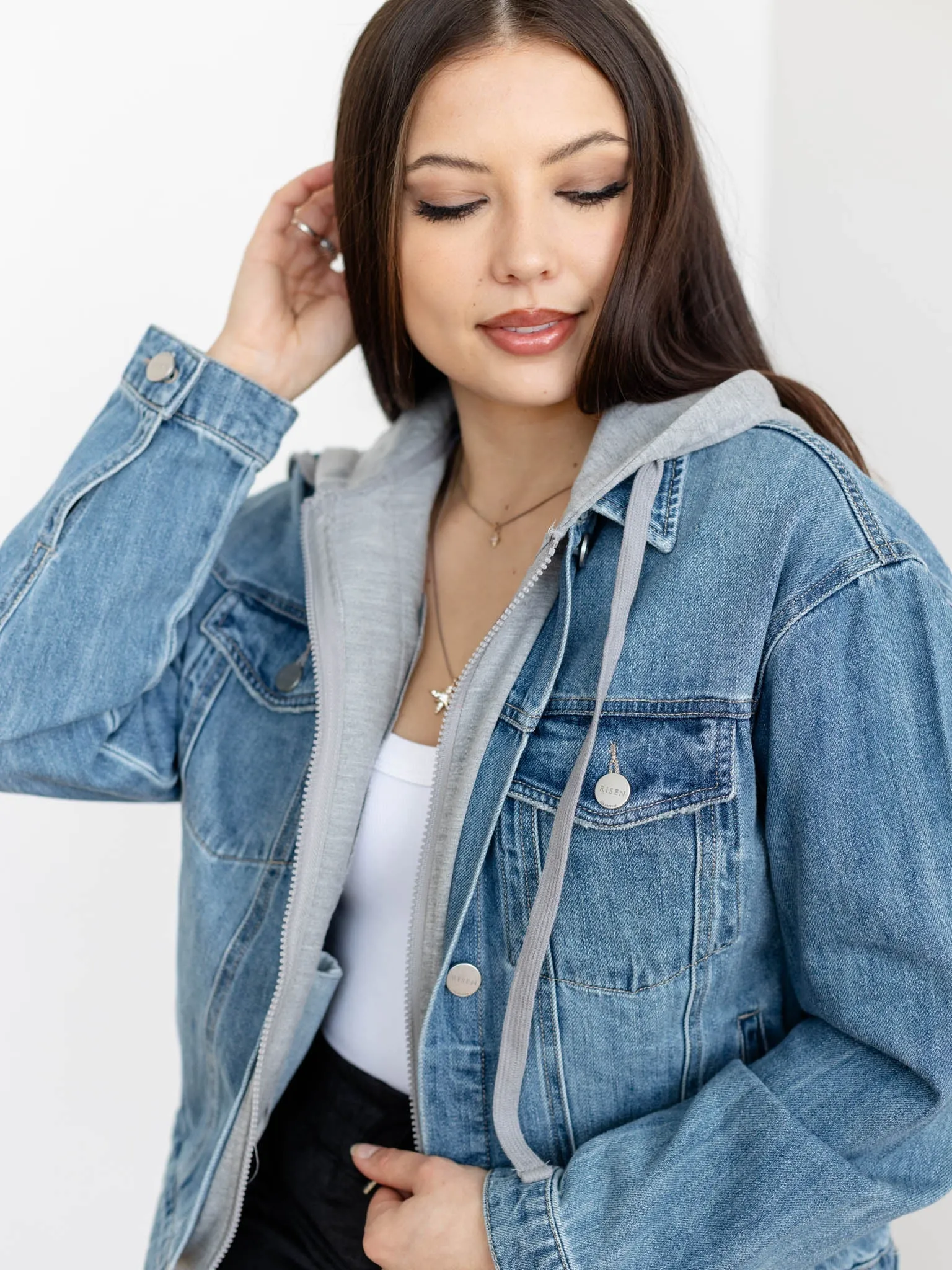 RISEN Oversized Hoodie Jacket